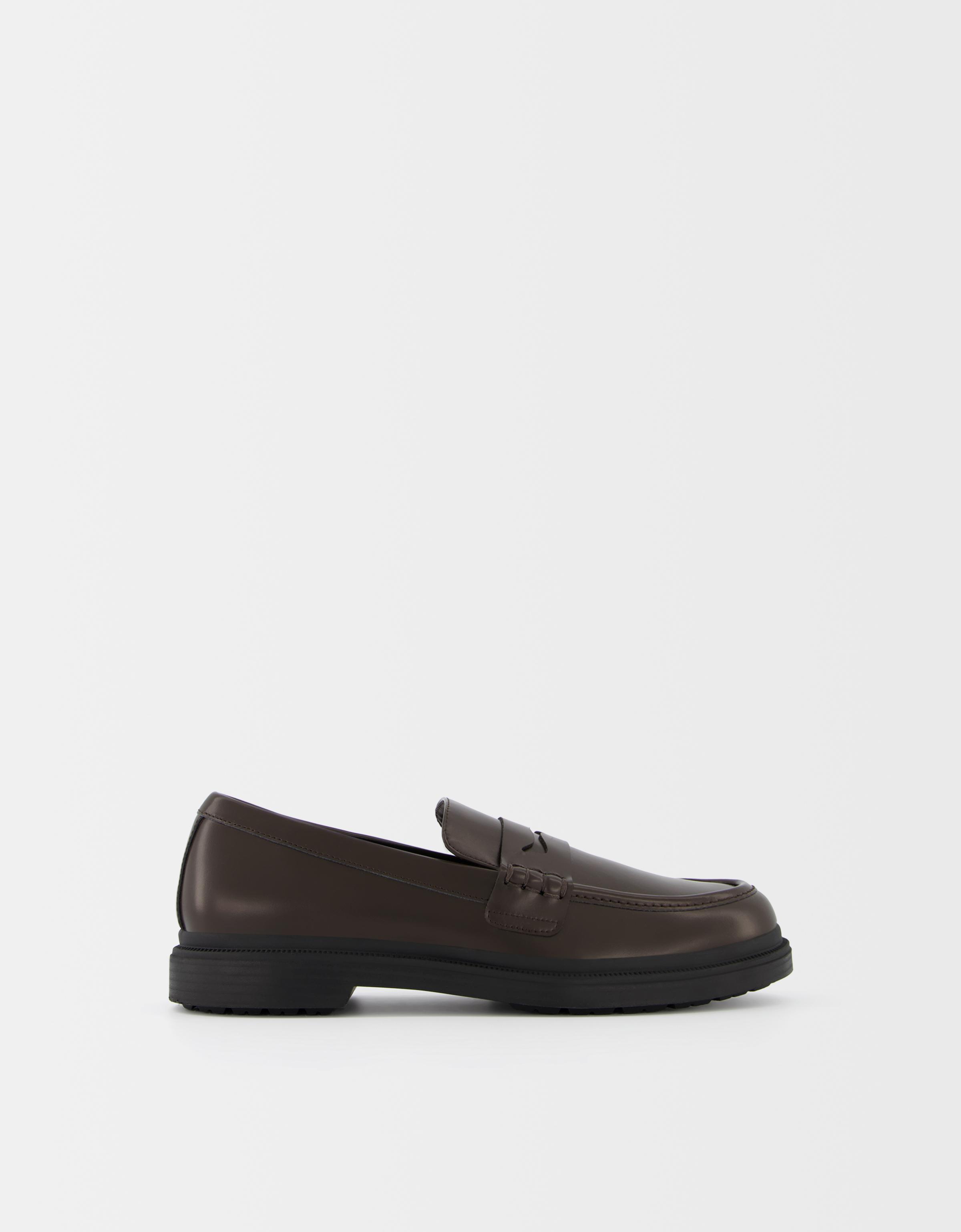 Bershka Mokassin Mit Loafer-Detail Herren 42 Braun