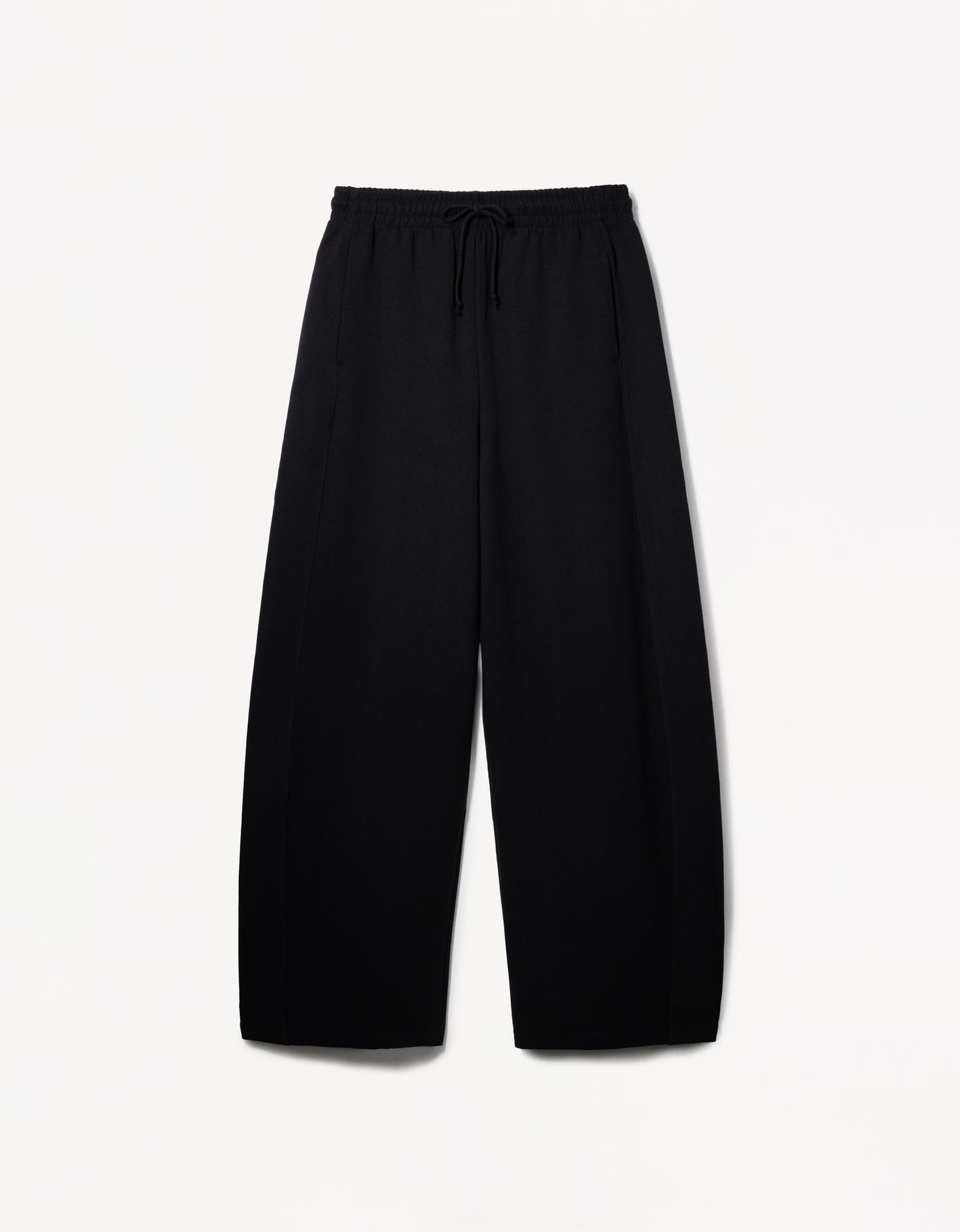 Bershka Hose Aus Plüsch Mit Stehkragen Damen L Schwarz günstig online kaufen