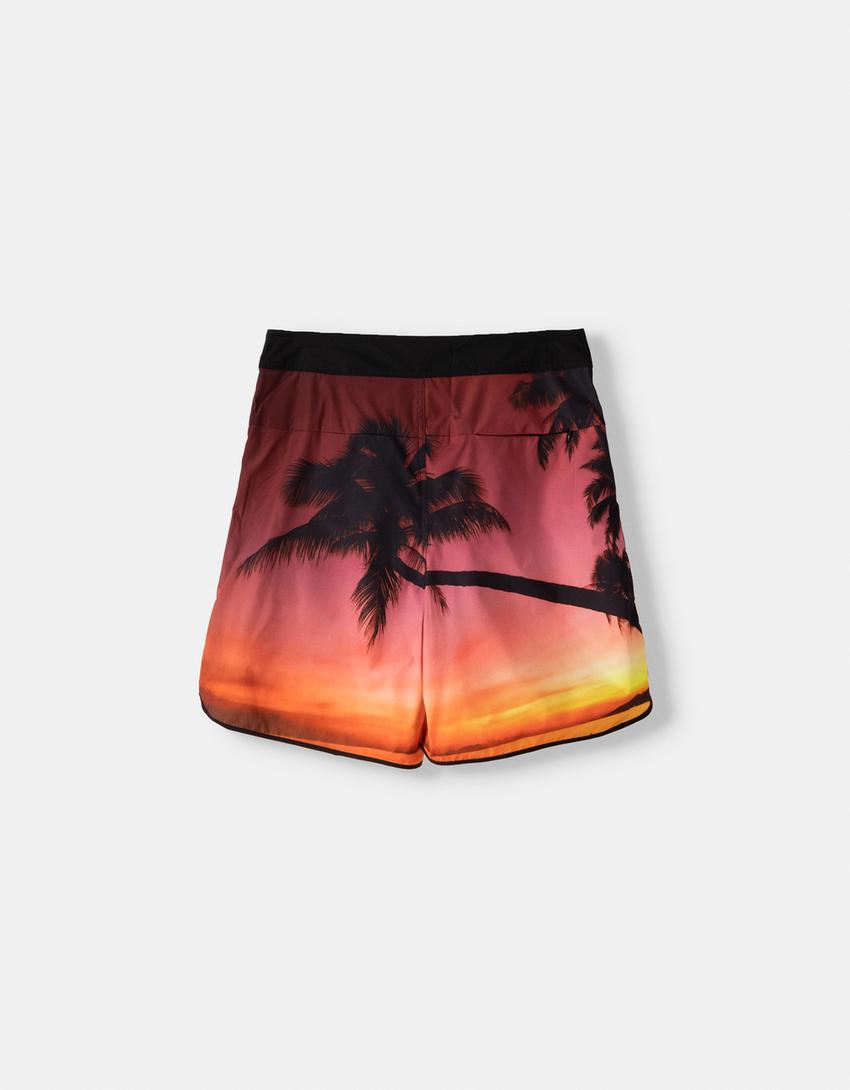 Short de bain BERSSSHKA X SSSTUFFF imprimé-Noir-6