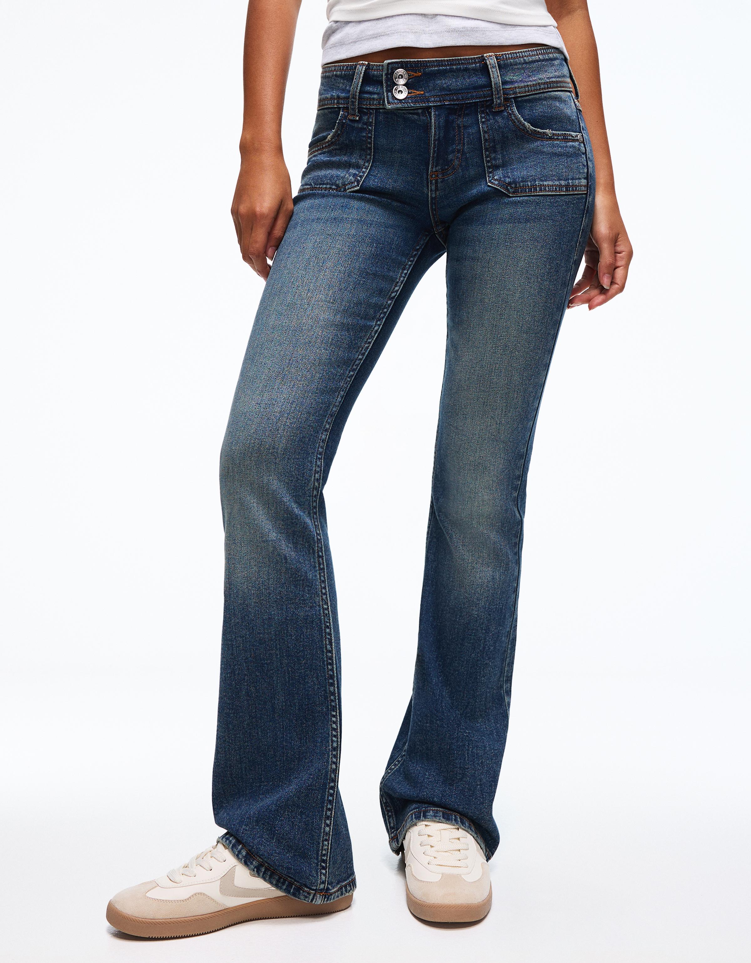 Bootcut düşük bel jean - Görsel 56