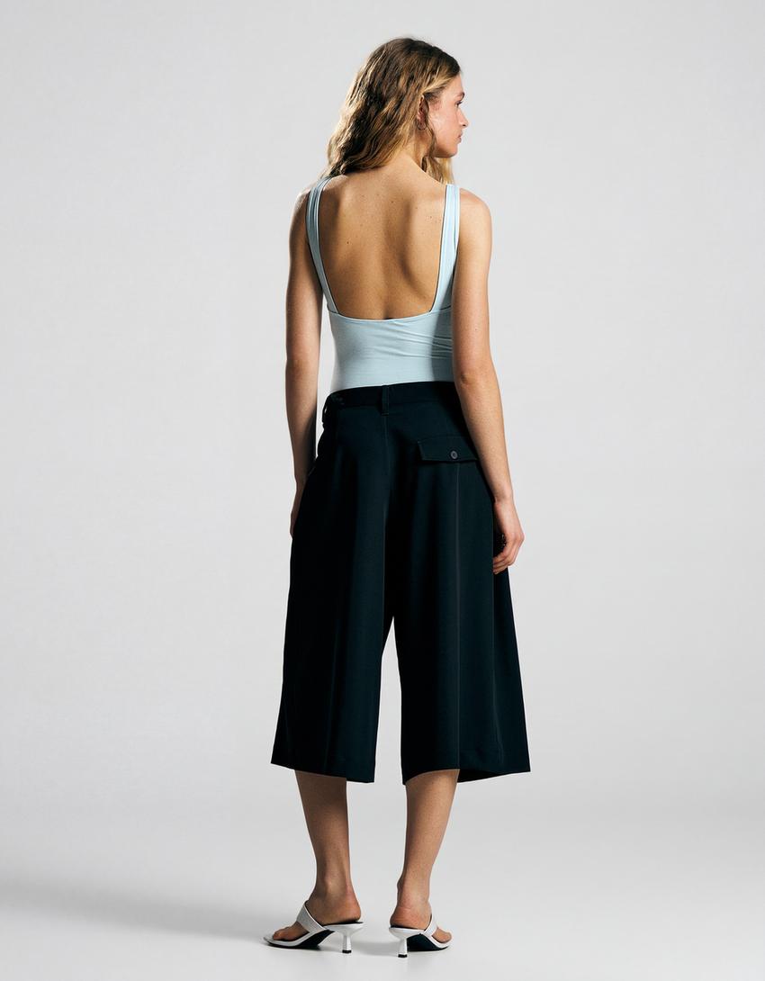 بودي بحمالات وكسرات-أزرق فاتح