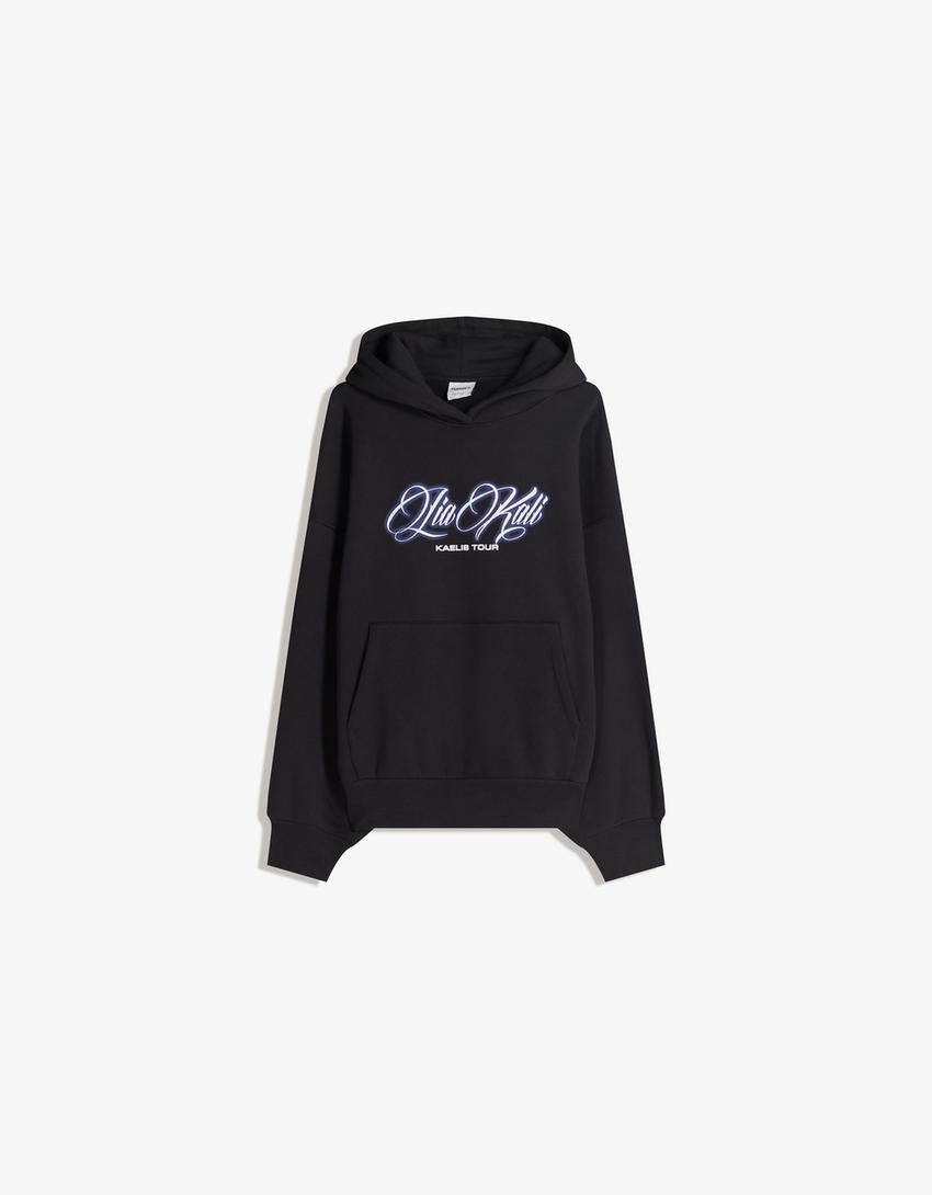 Sudadera Lia Kali capucha-Negro