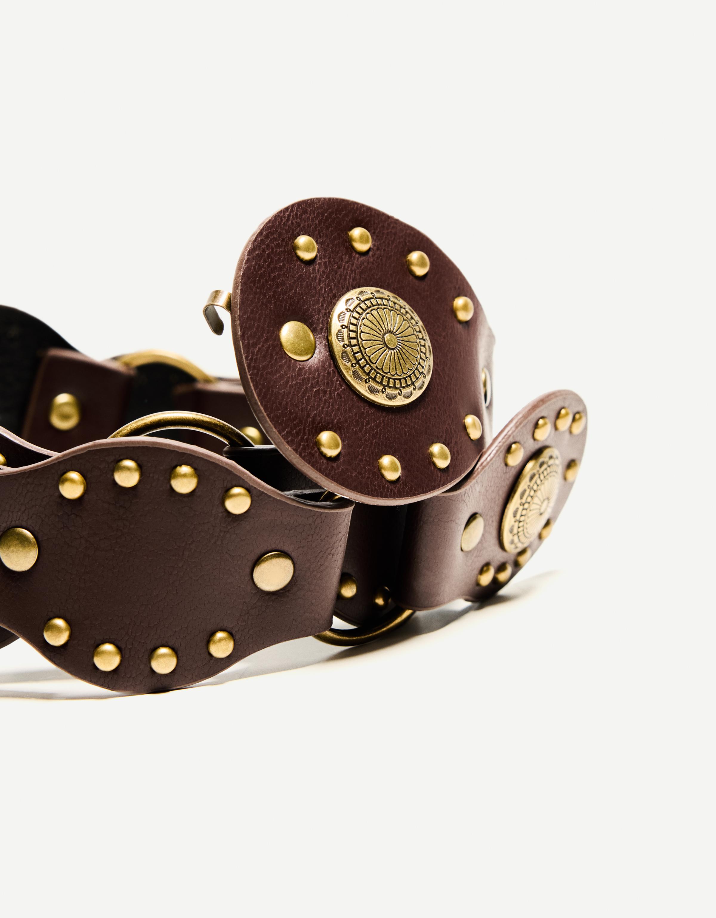 【BERSHKA】Belt ベルシュカ ベルト Belt with rings - Women | Bershka