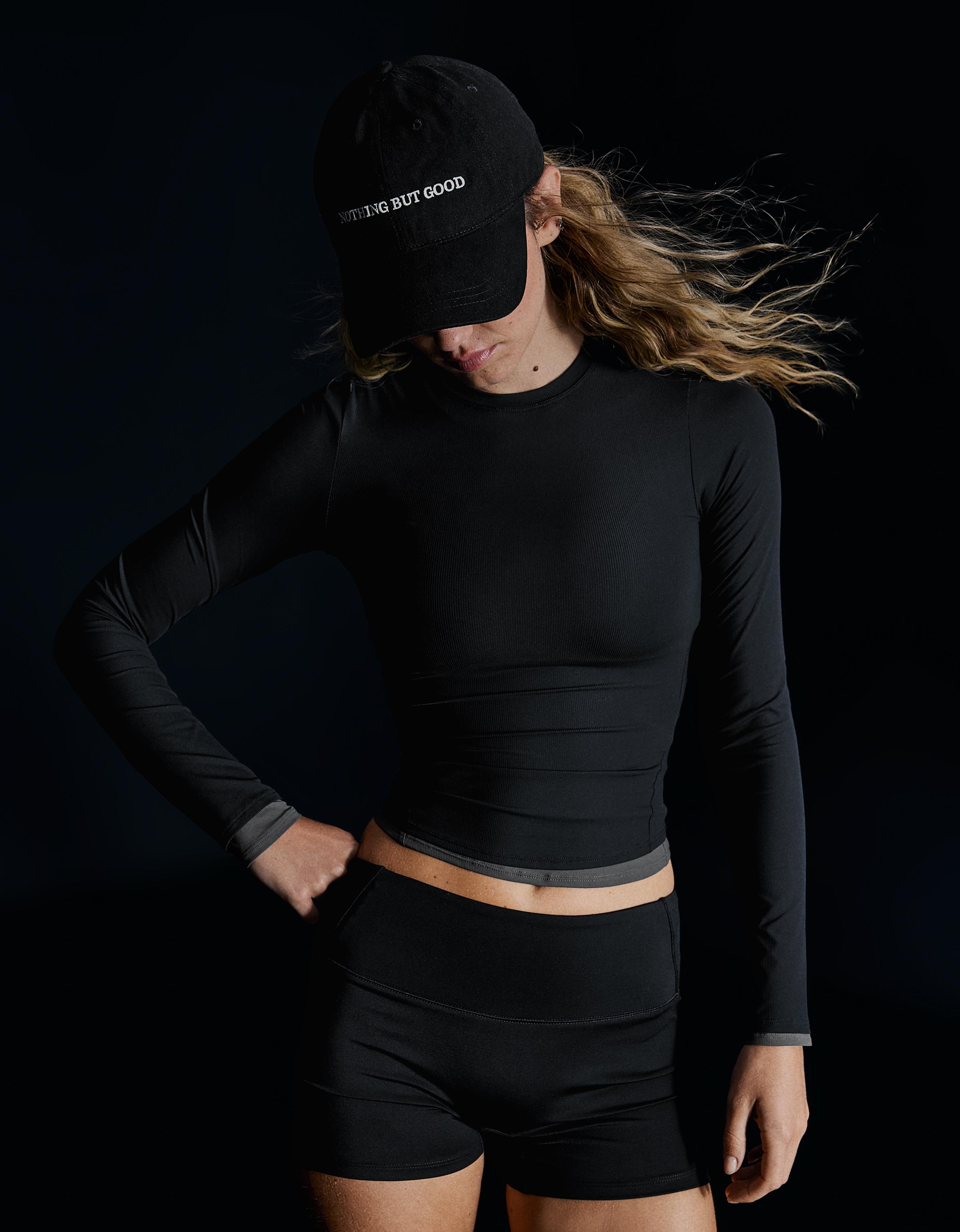 Technical long sleeve breathable & quick-dry T-shirt — Black