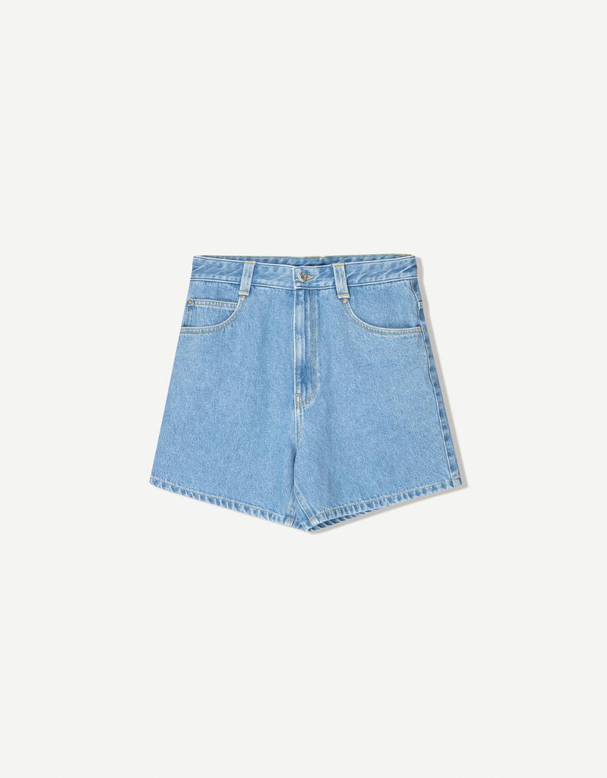 Pantaloncini Jeans Pantaloni Corti Bershka Uomo Jeans Corto