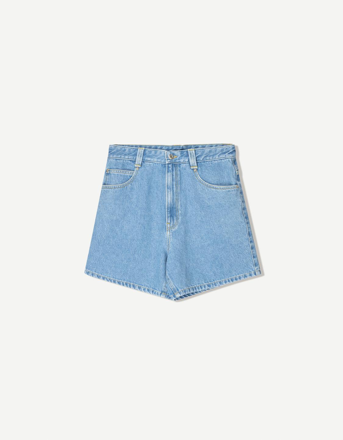 Denim Bermuda shorts