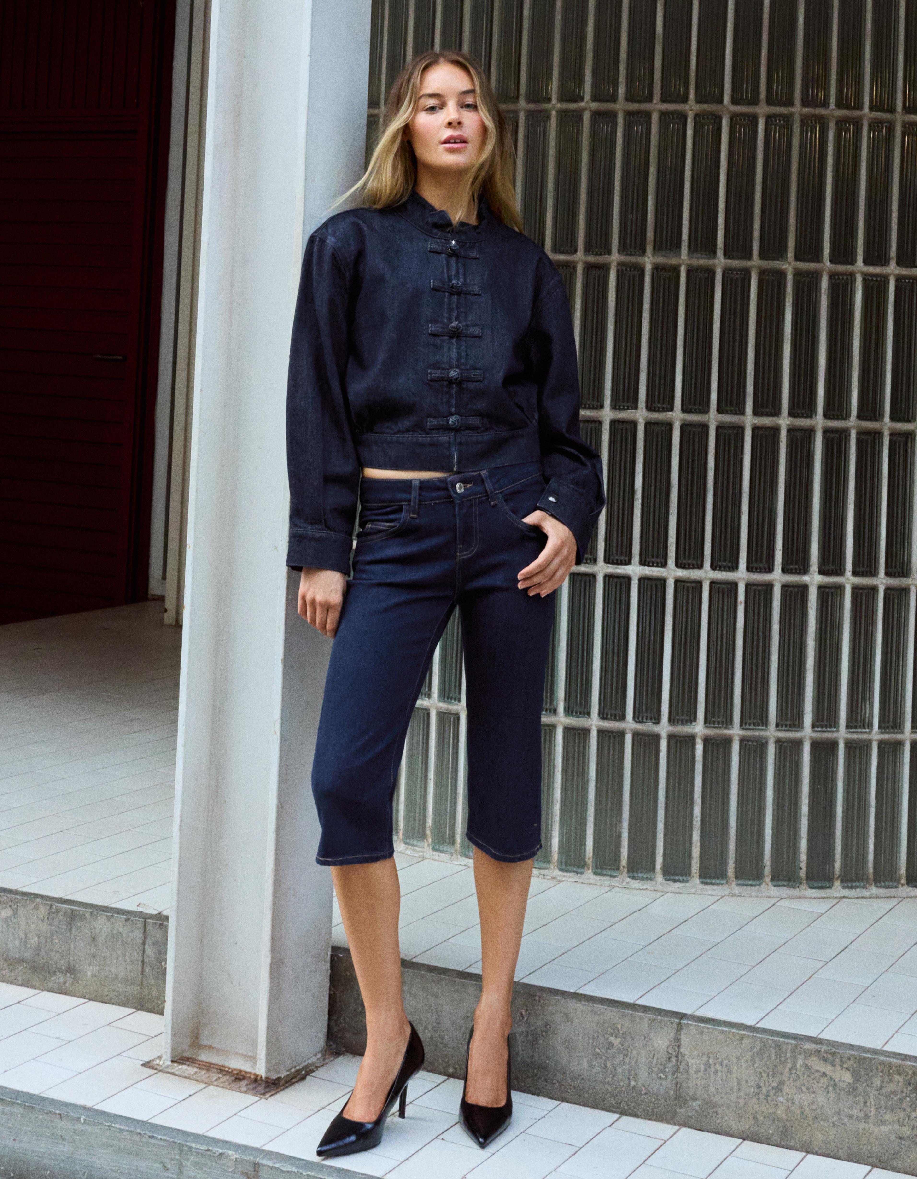 Bershka Kapri jean görsel 7