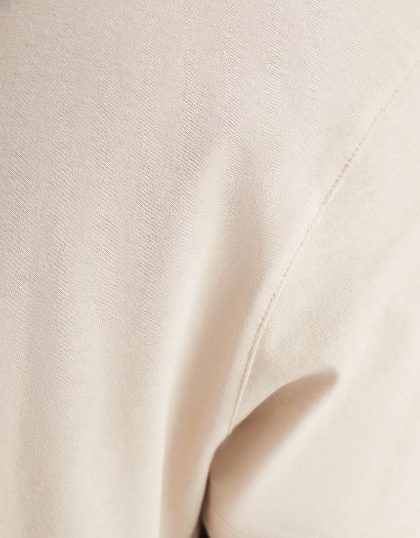 Regular fit short sleeve T-shirt-Camel-5