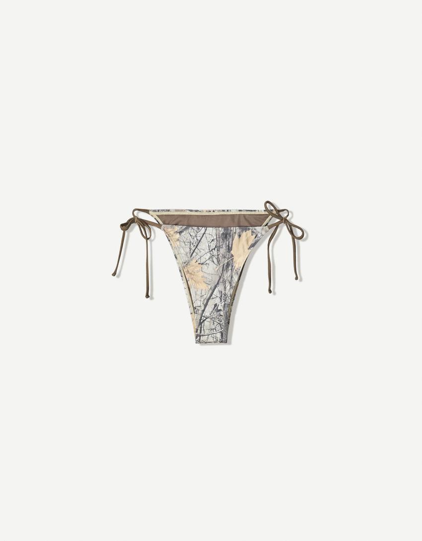Braguita bikini print-Gris-3