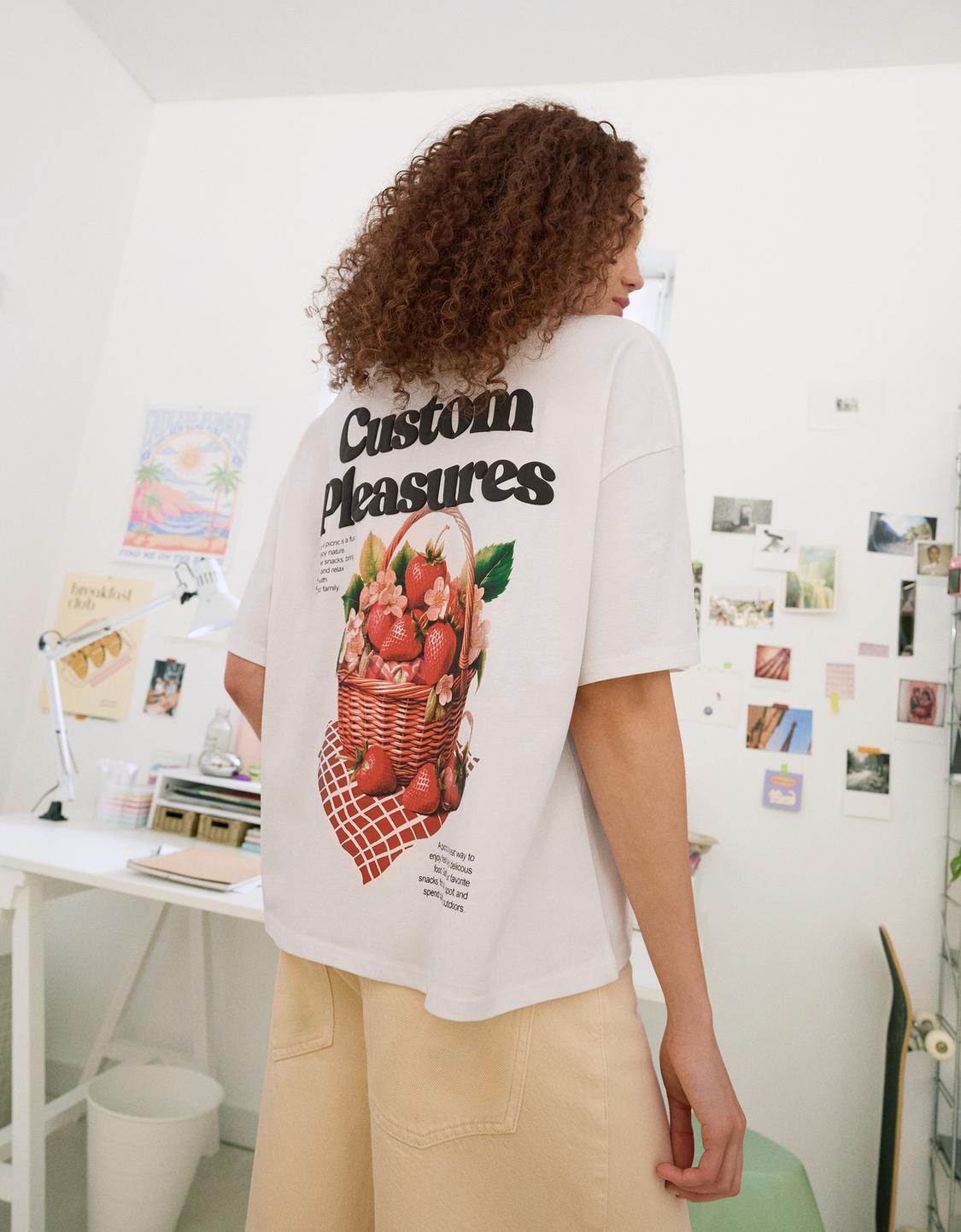 Short sleeve T-shirt with print