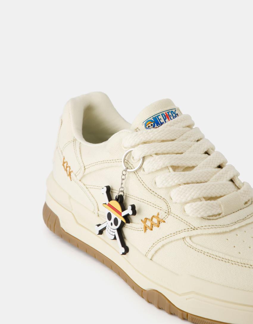 Sneakers skate One Piece avec porte-clés-Sable-2