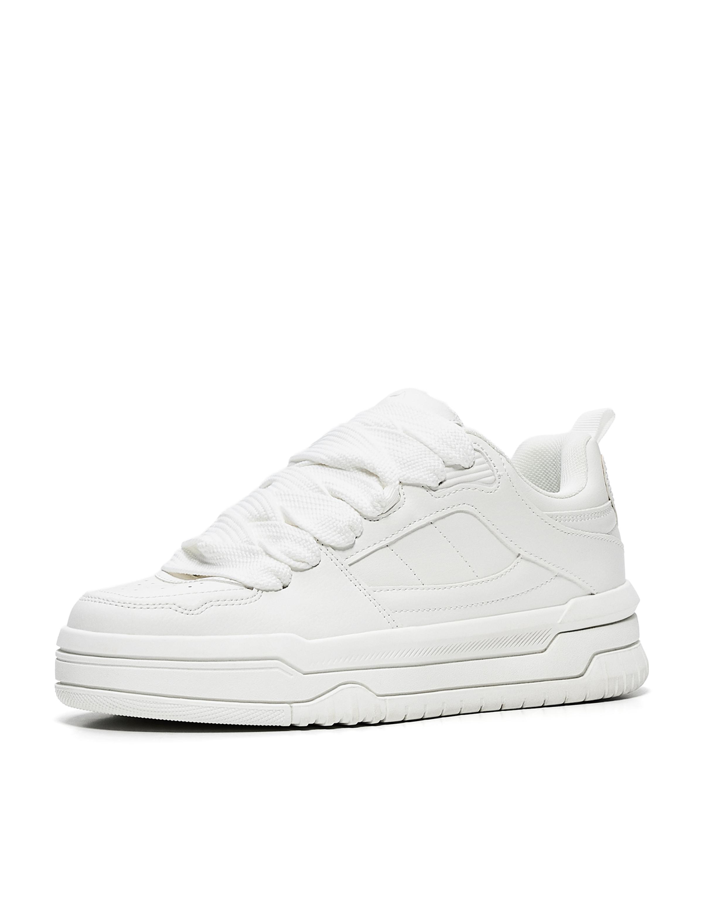 Chunky skate trainers — WHITE