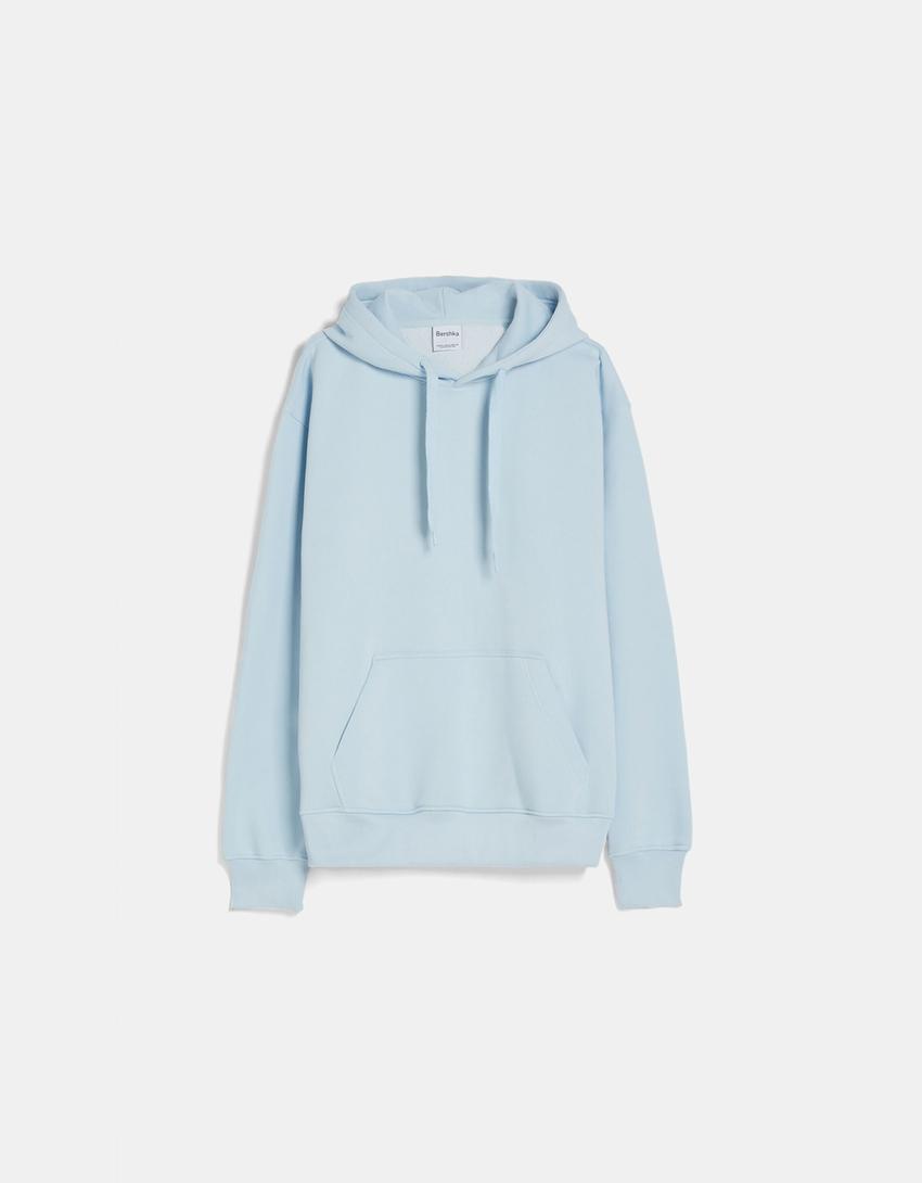 Hoodie-Light blue-4