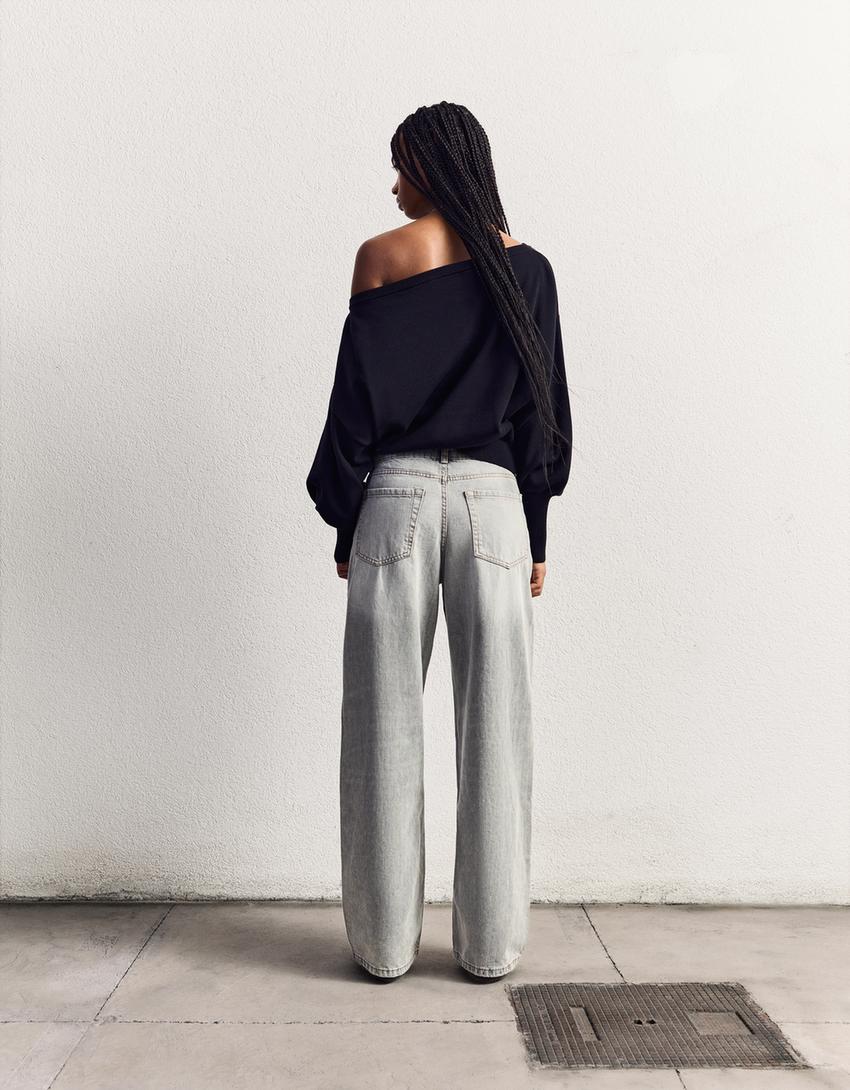 Baggy jeans-Grey-1