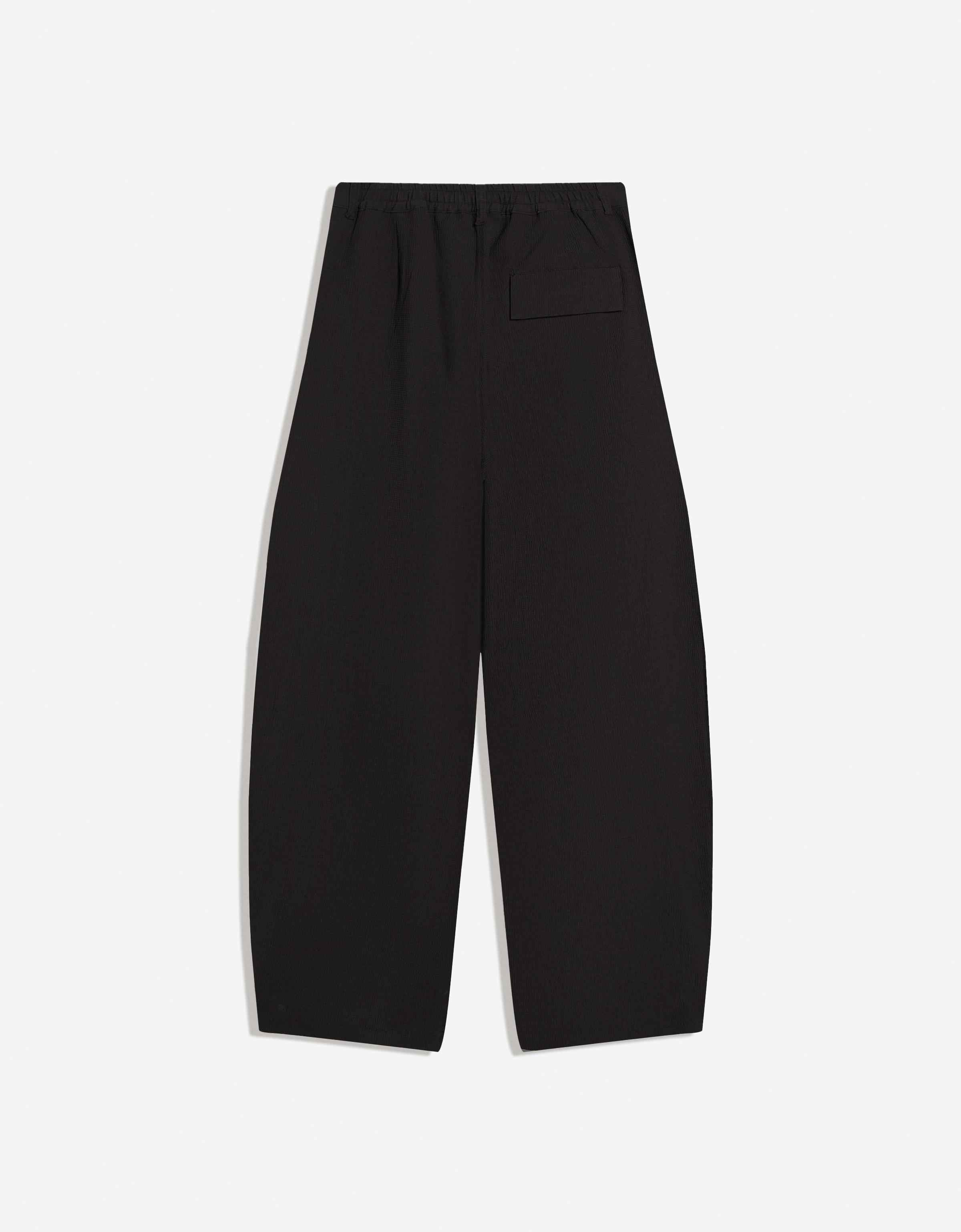 Bershka Piliseli super baggy fit jogger pantolon görsel 2