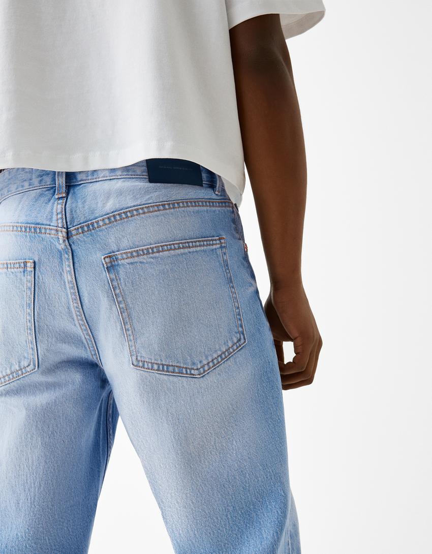 Slim fit jeans-Light blue
