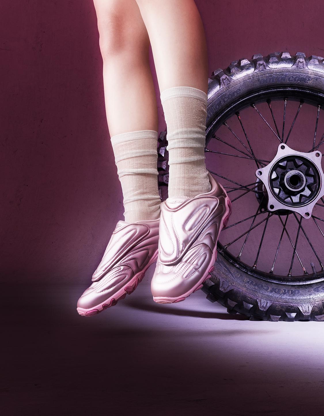 Football sneakers out of core