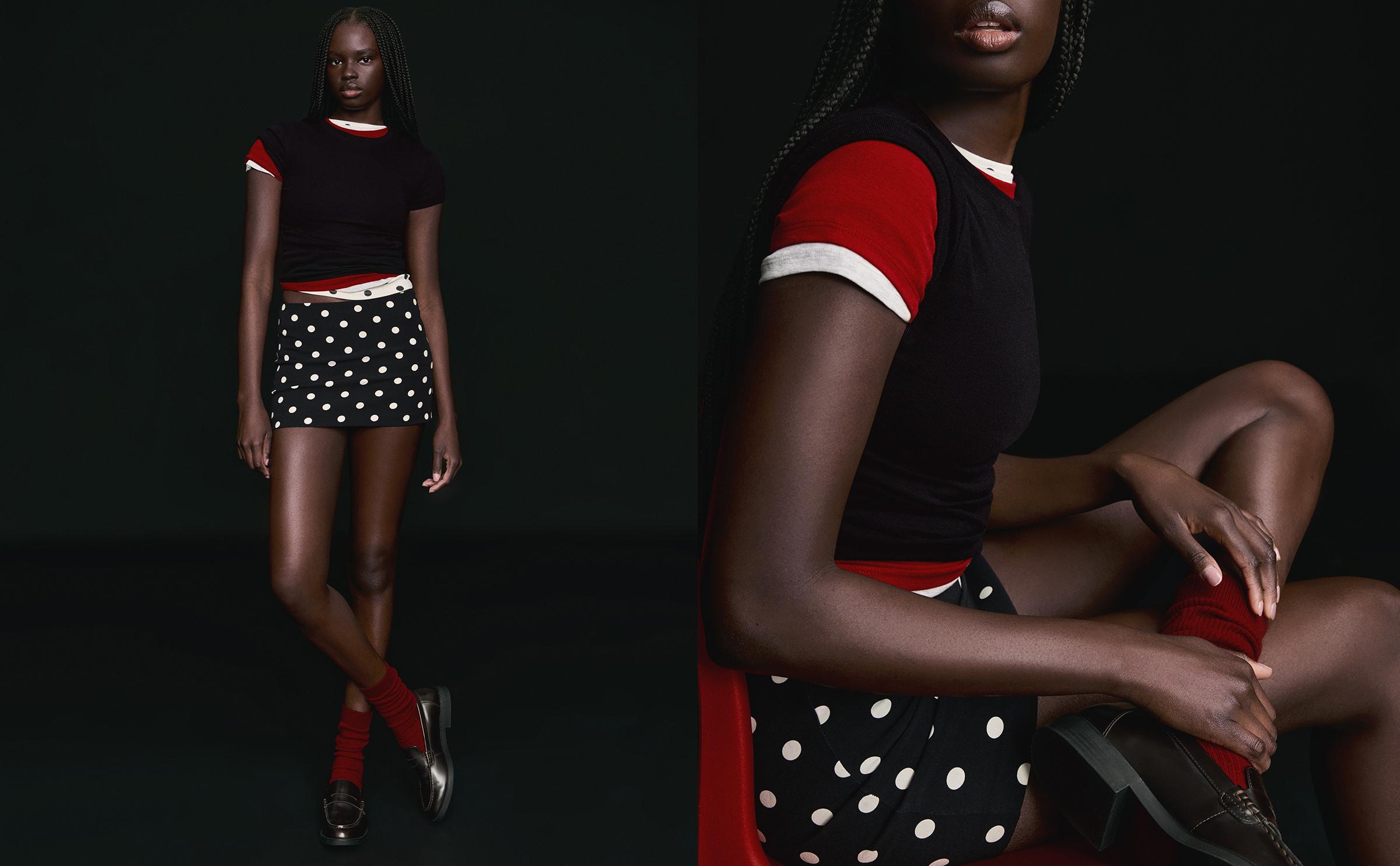 Kısa kollu bisiklet yaka tişört - Görsel 415