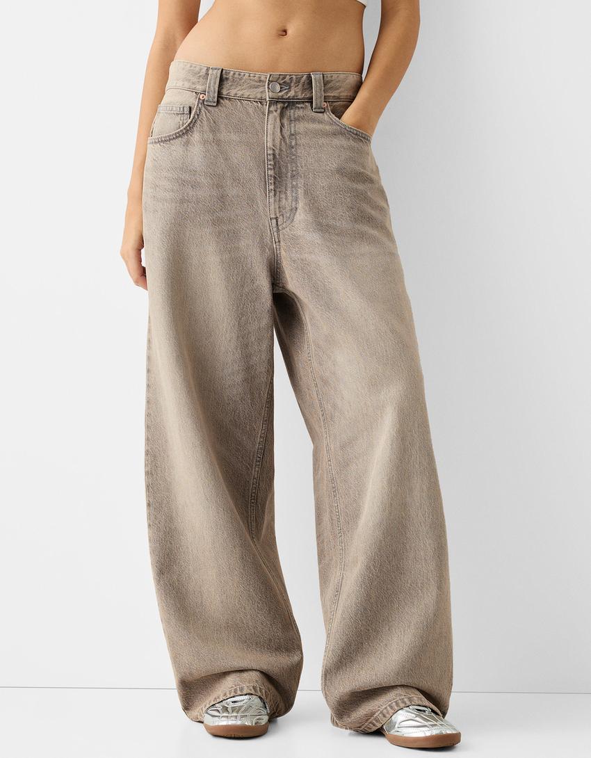 Jean super baggy-Gris-1