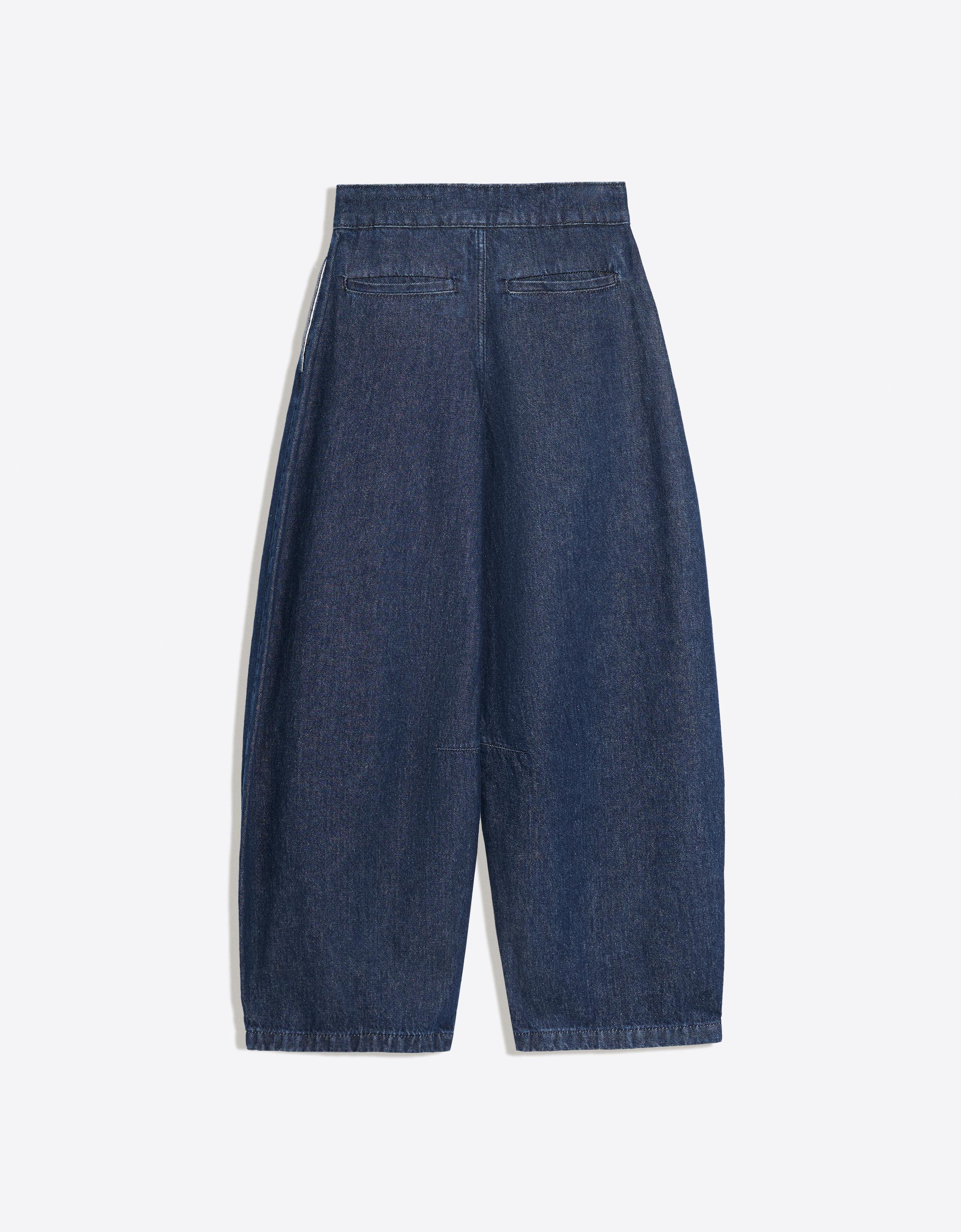 Twisted pleat jeans — Blue