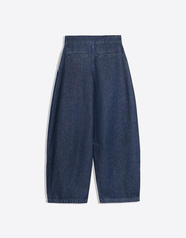 Twisted pleat jeans — Blue 7