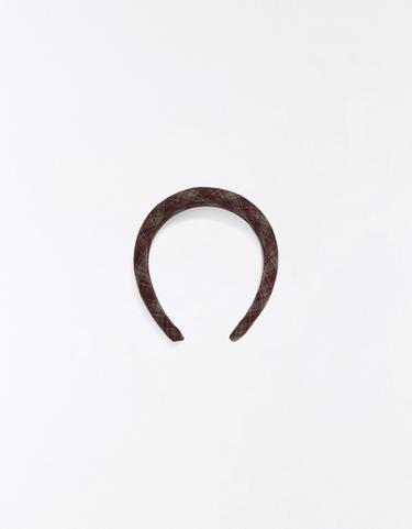 Check fur headband — Maroon 3