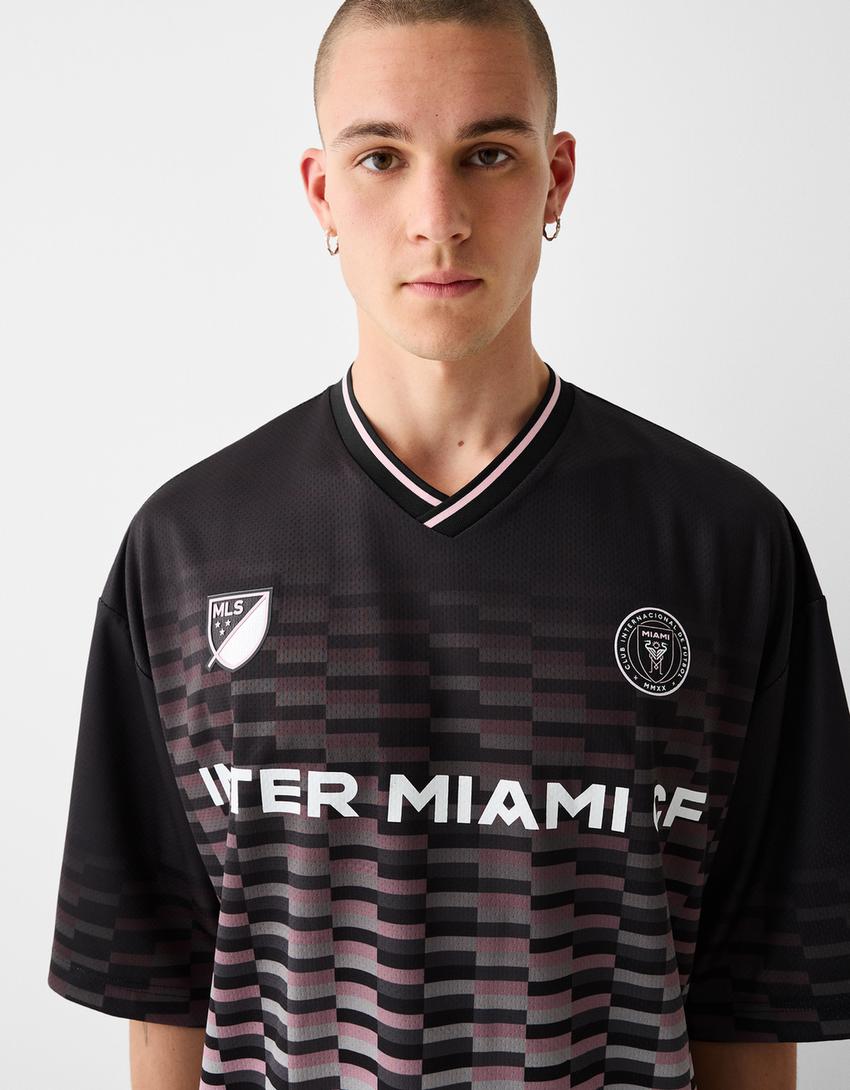 T-shirt Inter Miami CF imprimé mesh-Noir-2