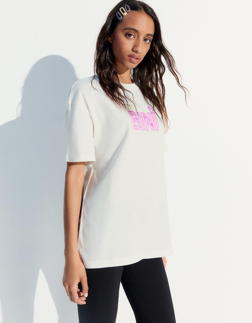Camiseta oversize print BINI