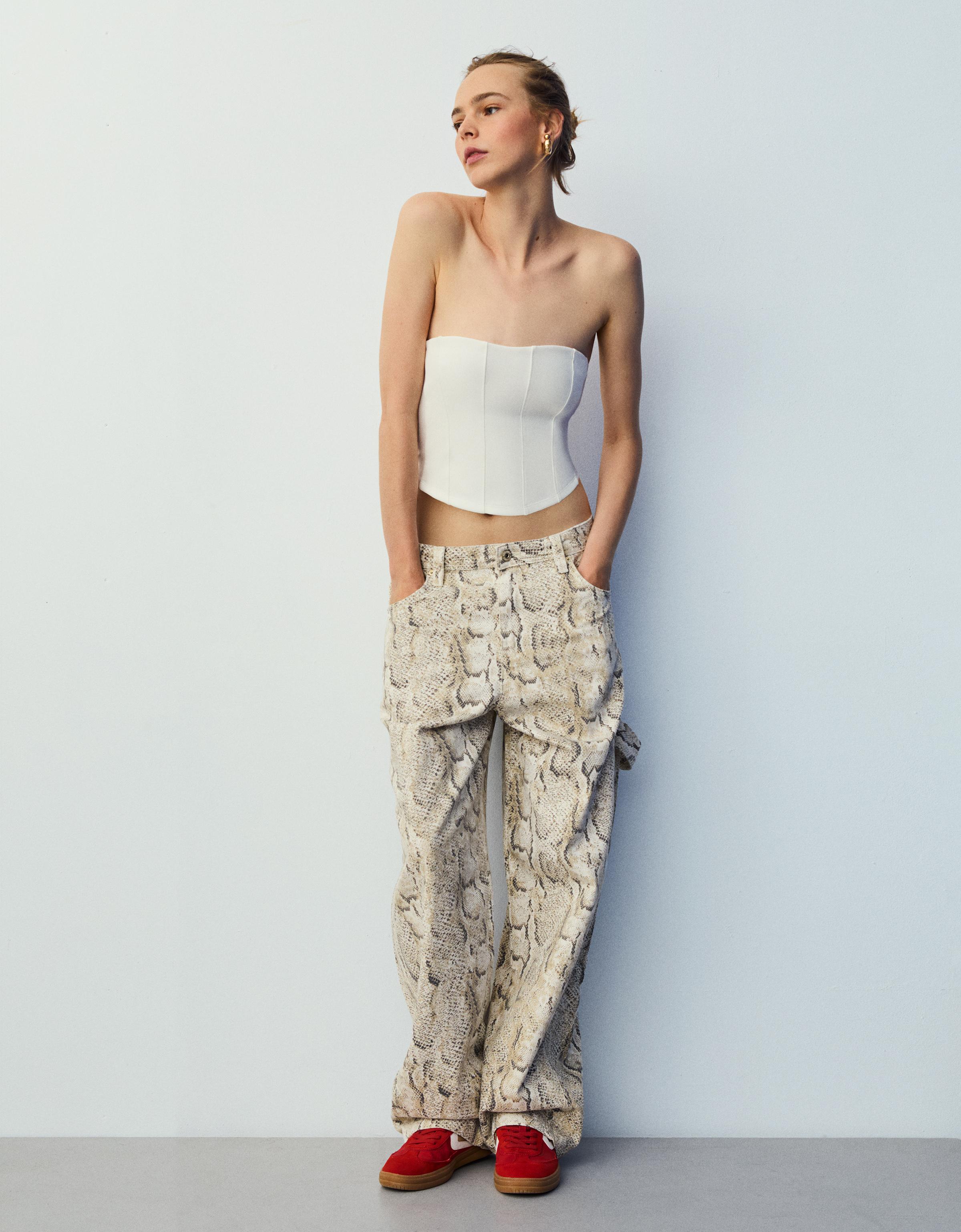 Pantalones cargo y parachute para mujer Nueva Coleccion Bershka Mexico