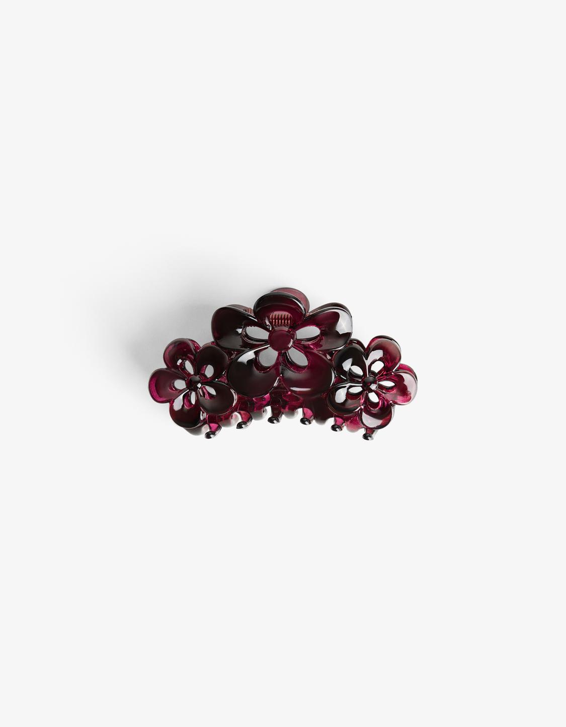 Floral hair clip