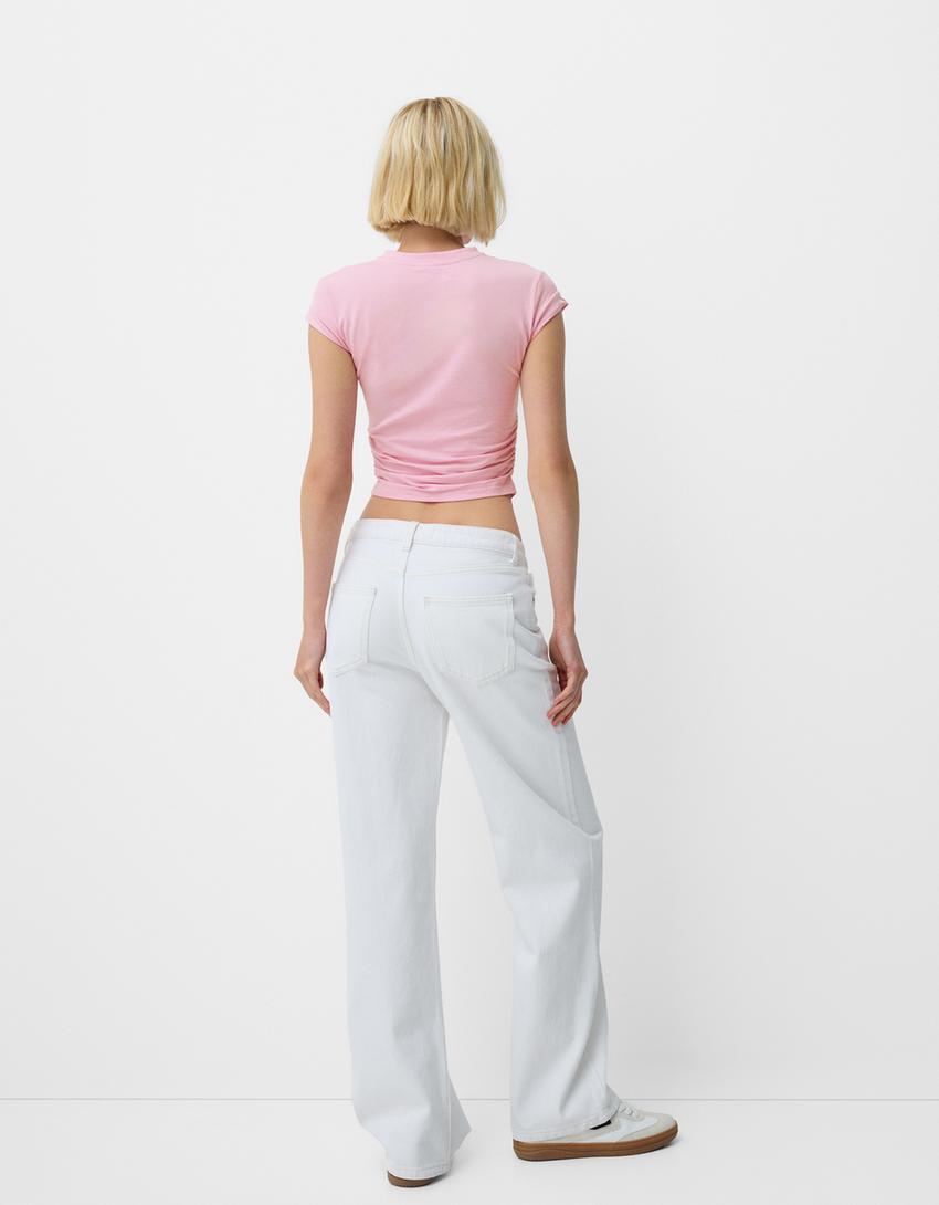 Maglietta a maniche corte-Rosa-1