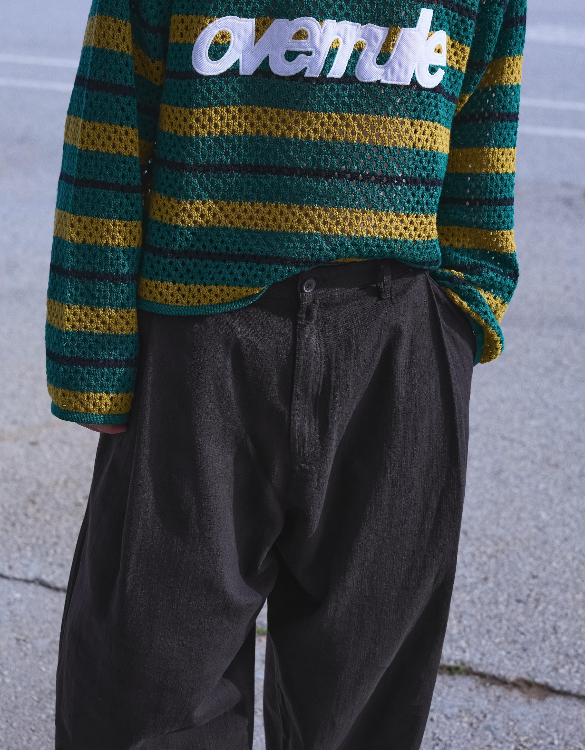 Ketenli super baggy fit pantolon - Görsel 101