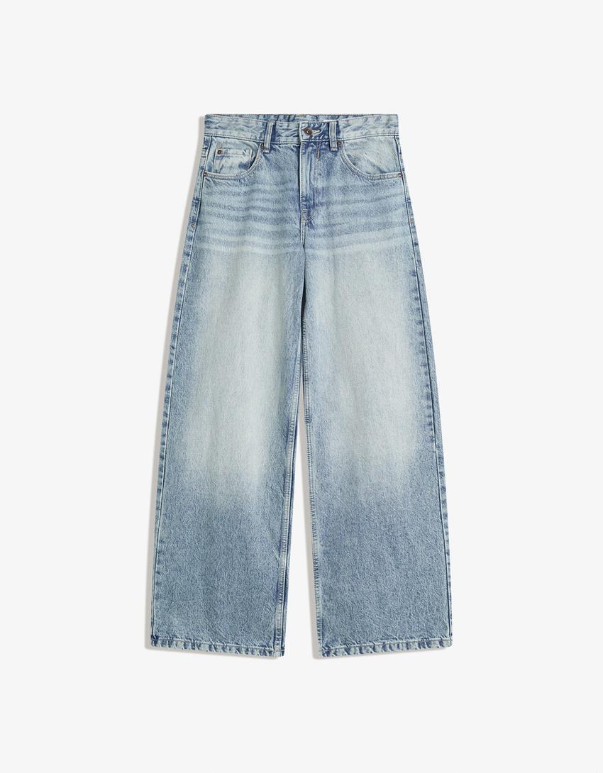 Jeans boyfriend-Azul lavado