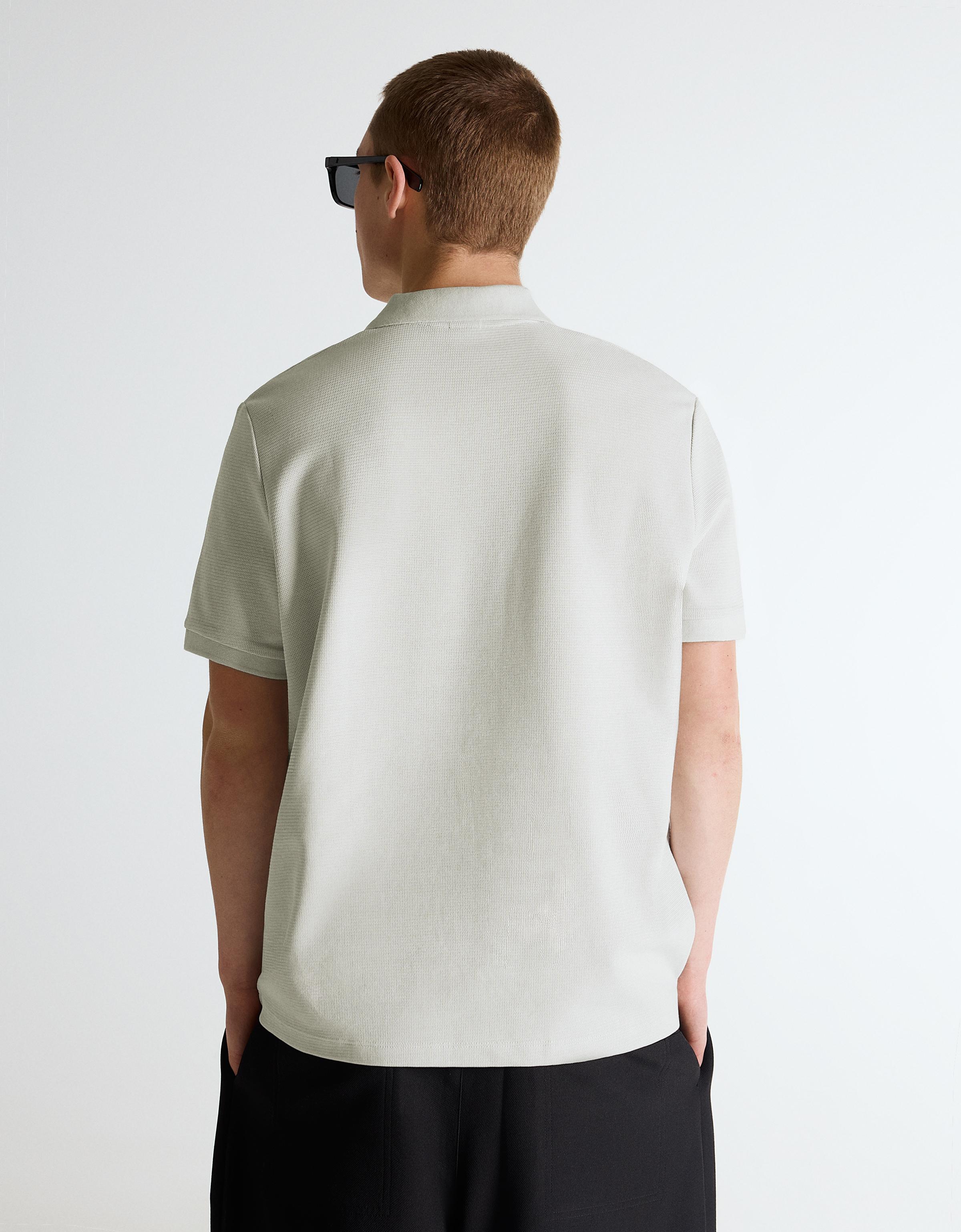 Kısa kollu nakışlı polo yaka tişört - Görsel 43