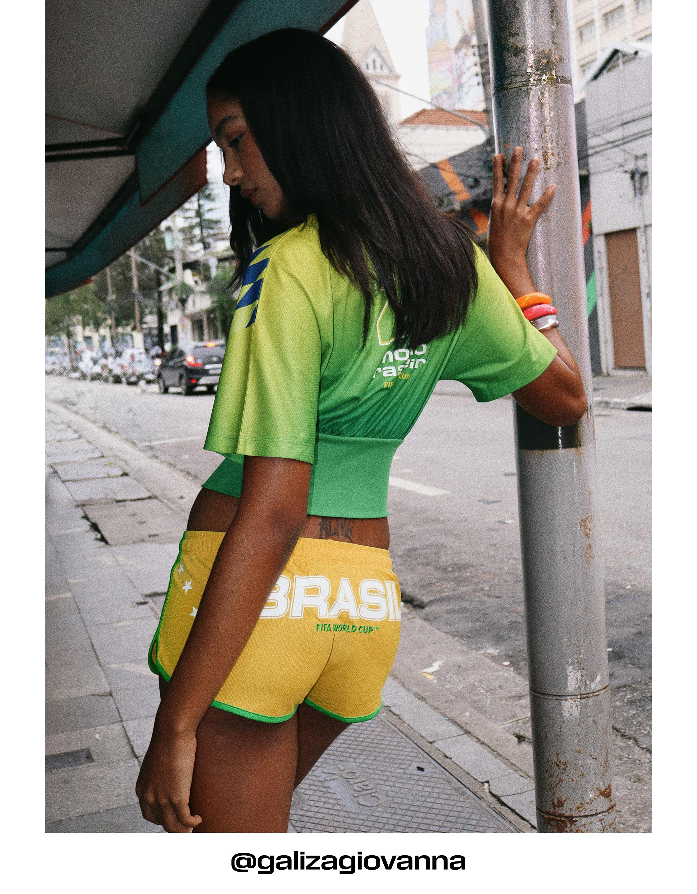 Brazil FIFA WORLD CUP™ mesh shorts — Yellow