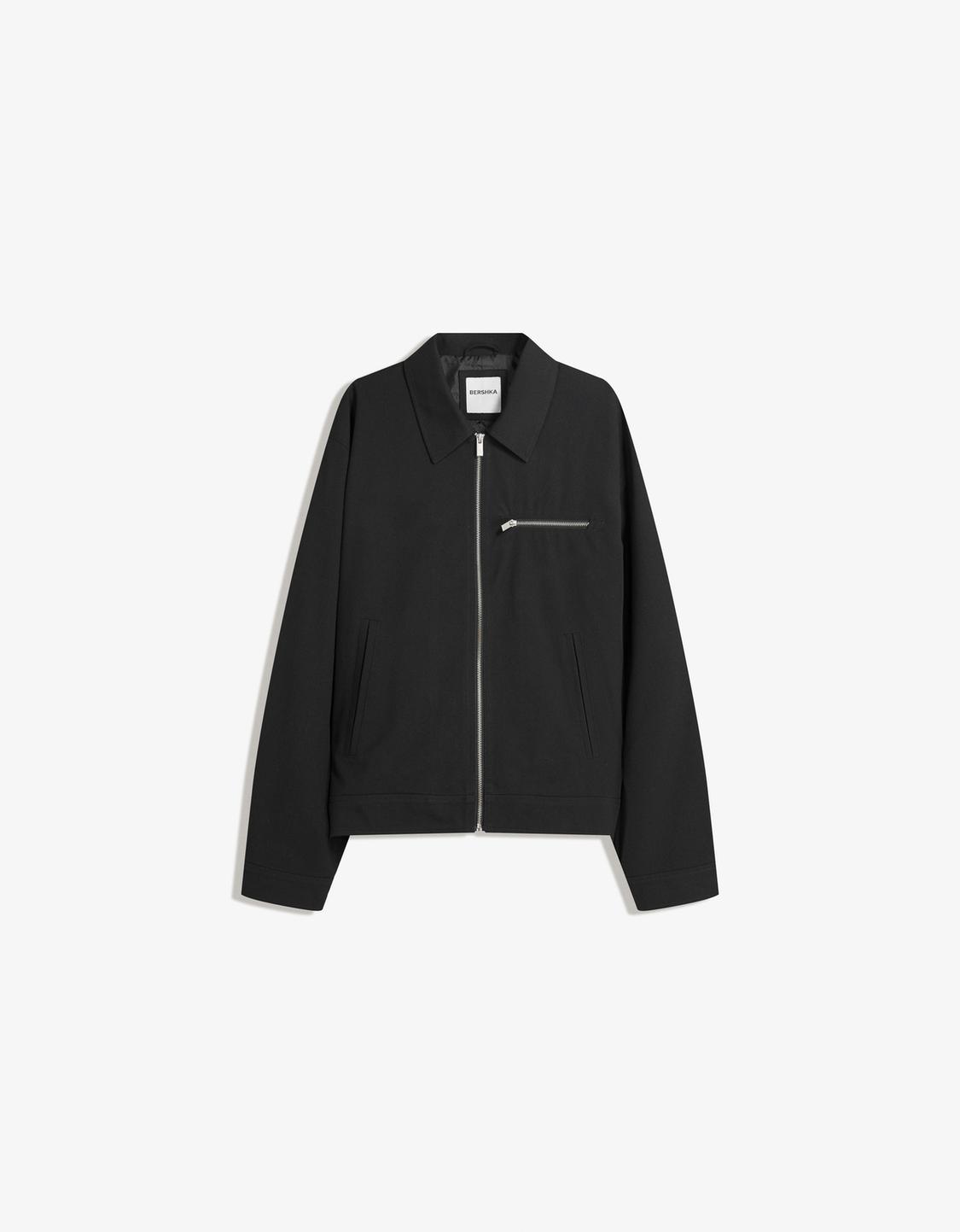 Overshirt with zip