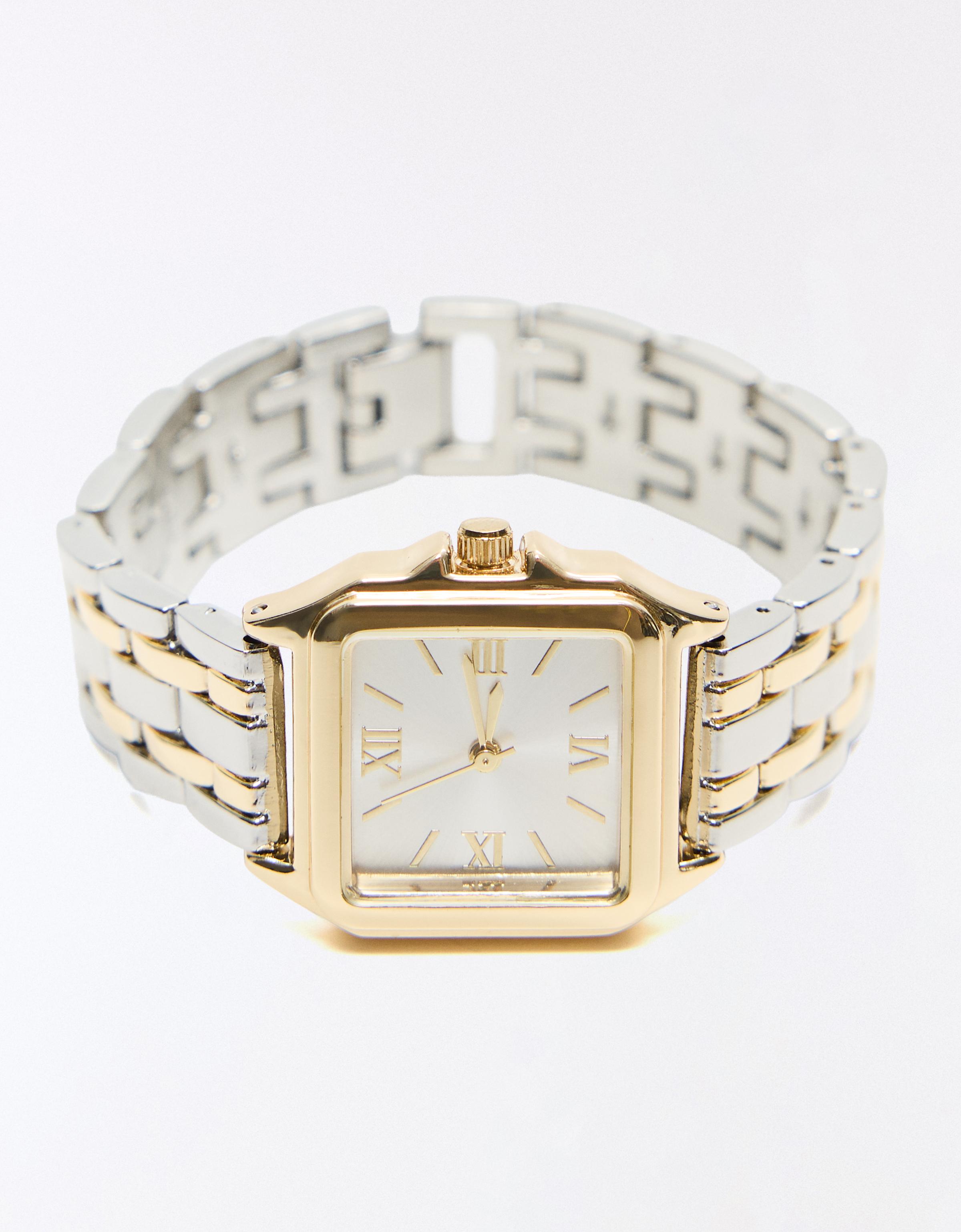 Link bracelet watch — Gold