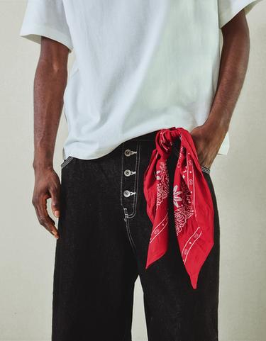Bandana print — Red 1