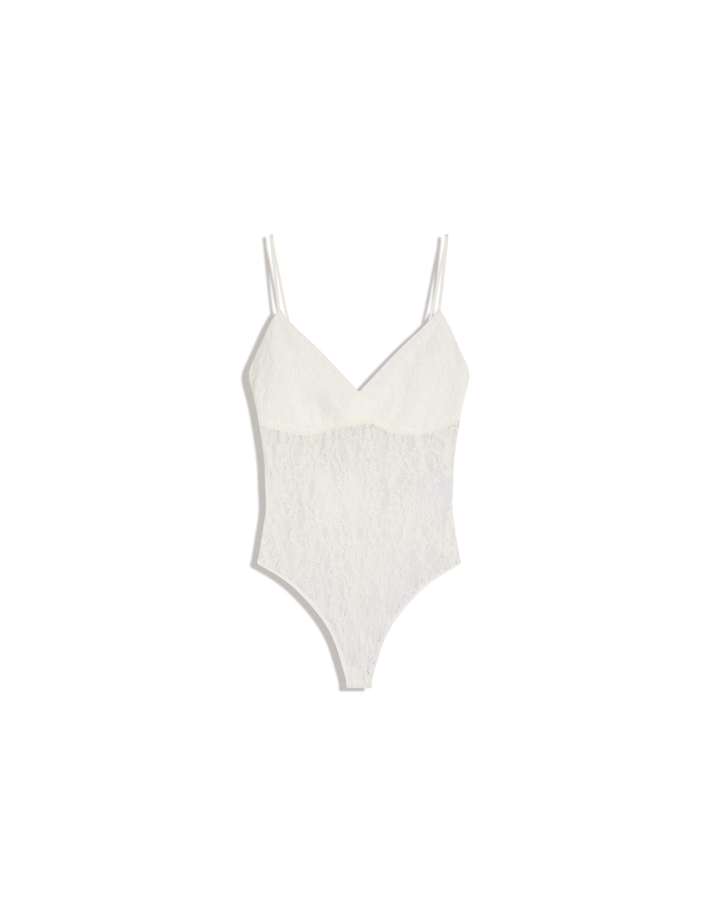 Bershka Dantelli askılı body görsel 2