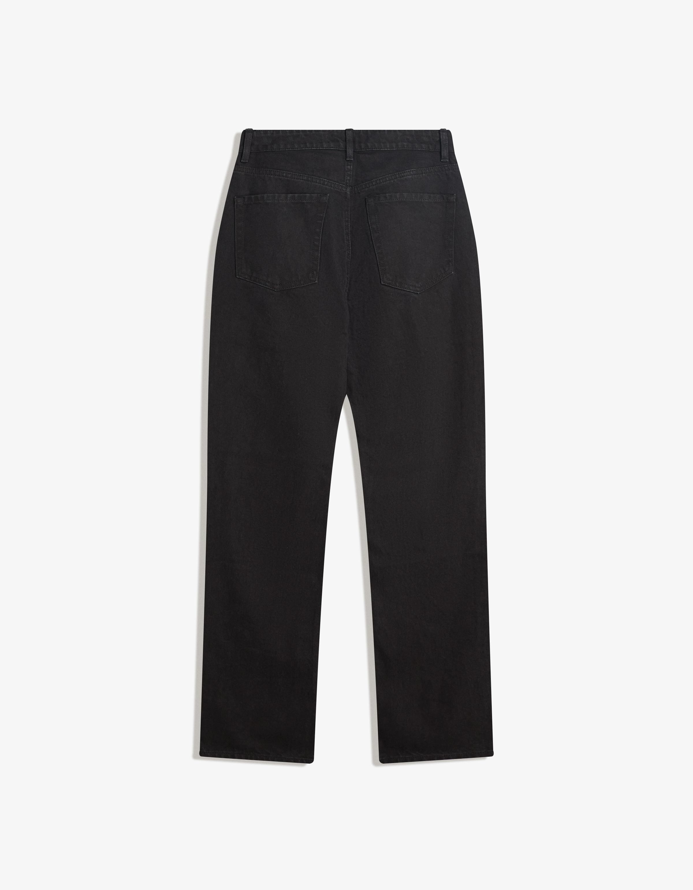 Straight cigarette jeans — Black