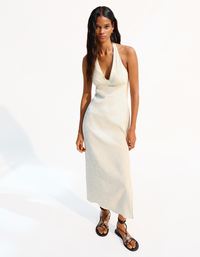 Vestido midi halter-Arena-2