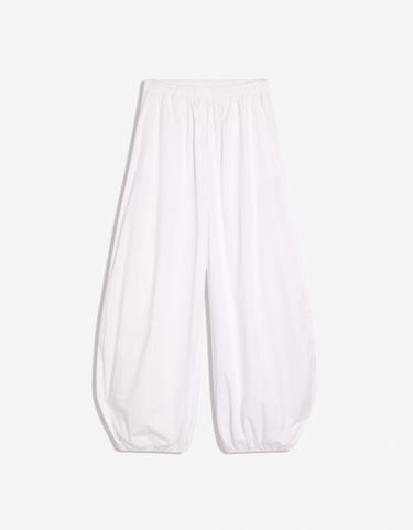 Poplin bloomer trousers — White 5