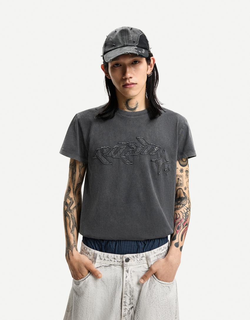 Καπέλο τζόκεϊ piercing & eyelets-Μαύρο-4