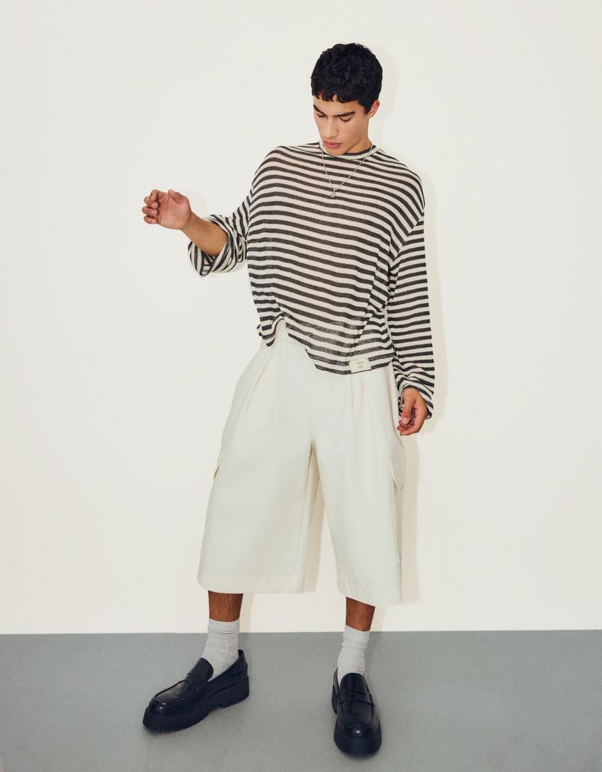 Kalın tabanlı makosen-SİYAH