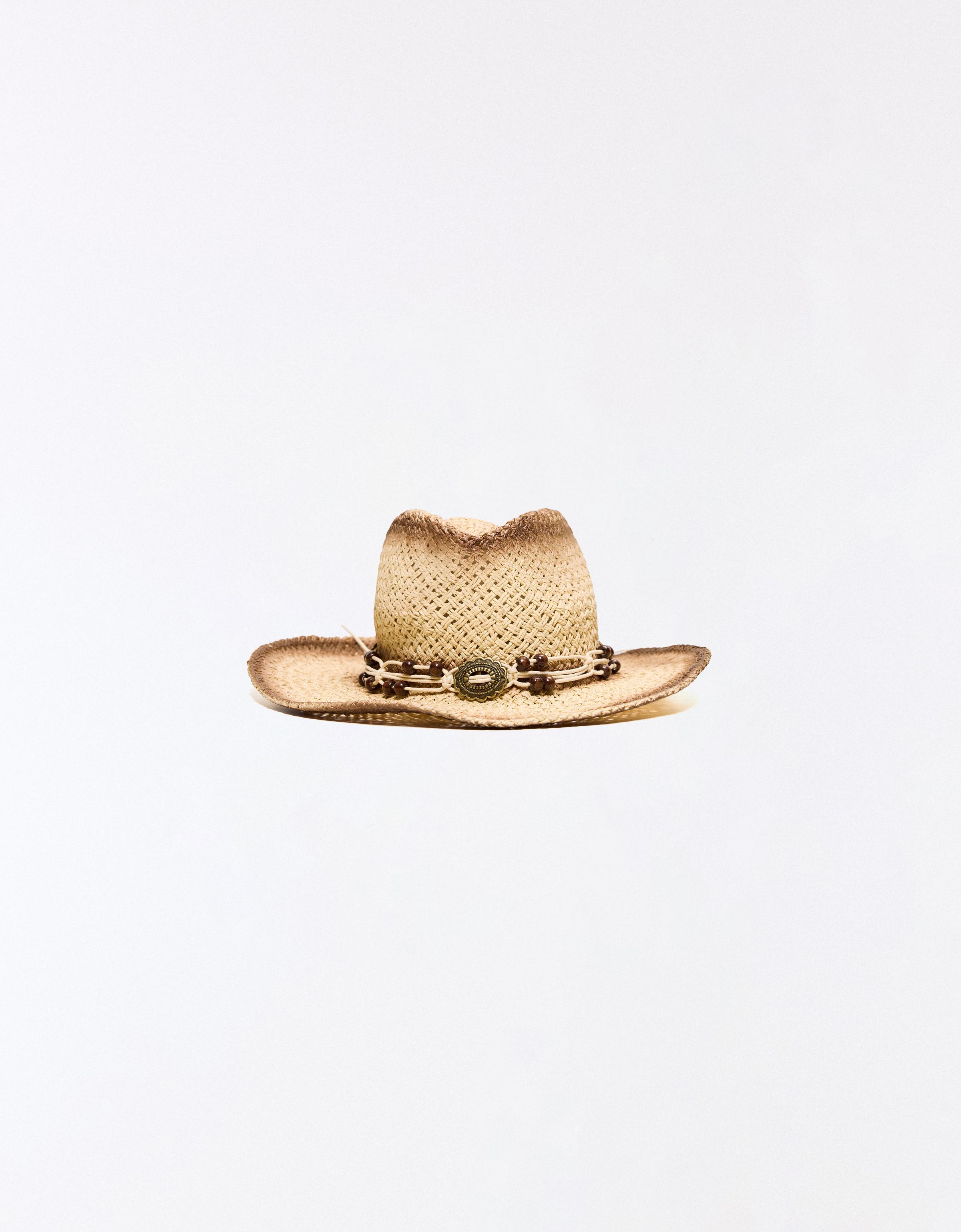 Ombre cowboy hat — Camel