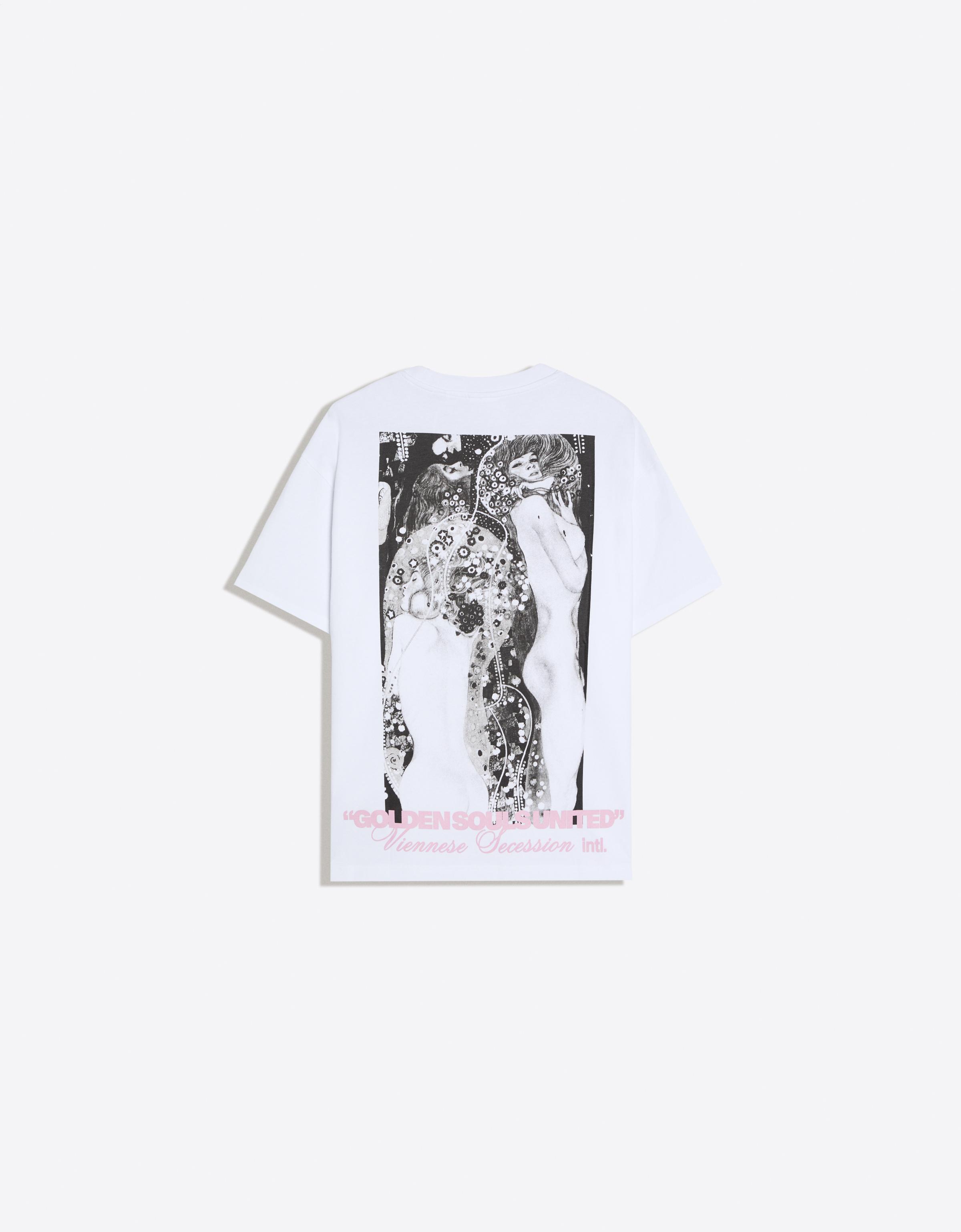 Short sleeve KLIMT print T-shirt — White