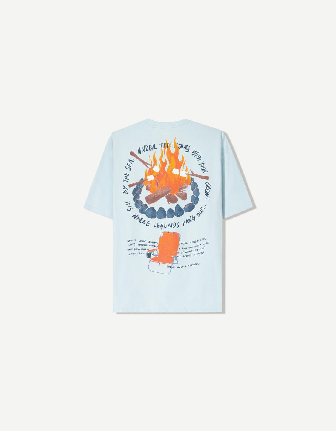 Short sleeve T-shirt with print