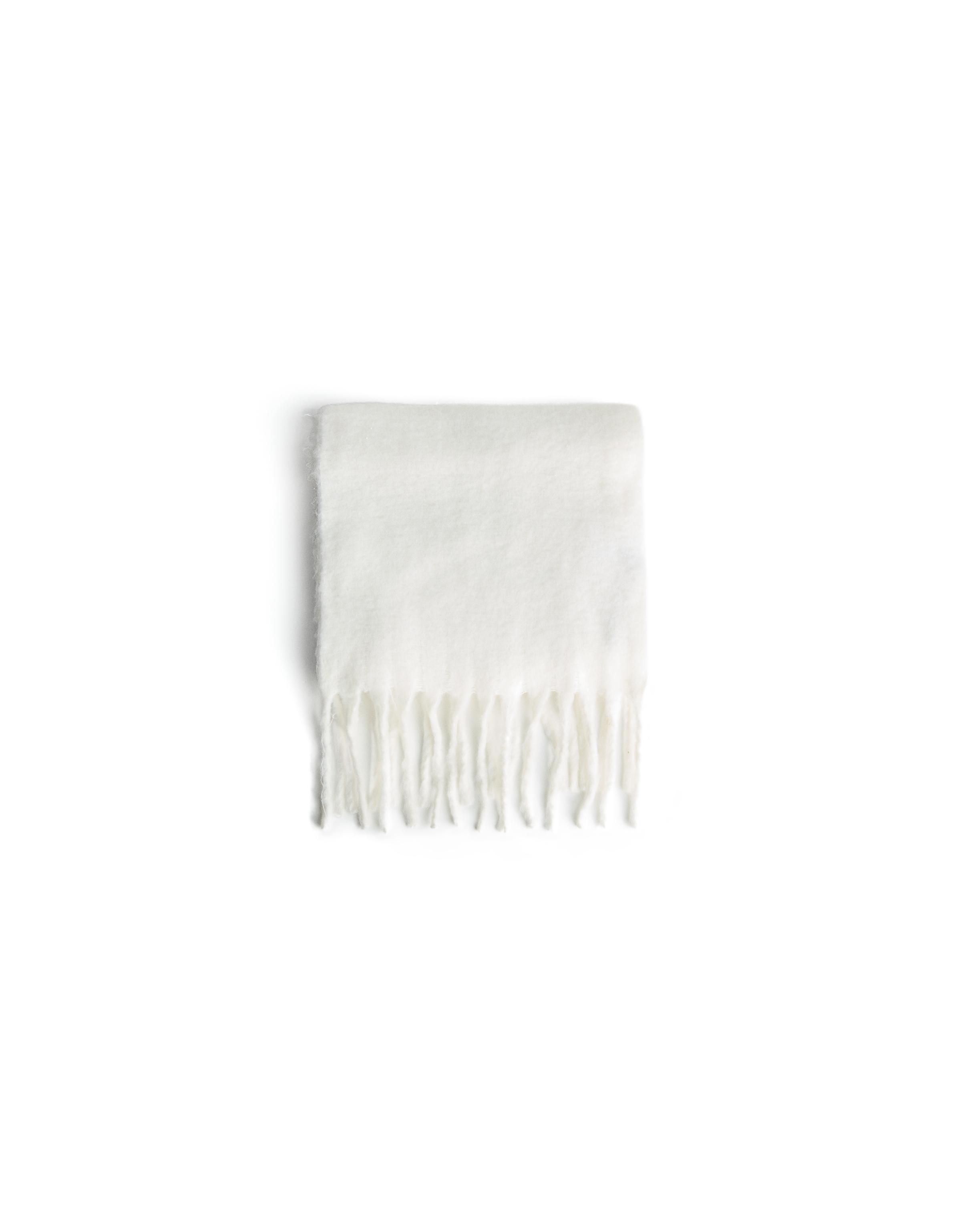 Solid-coloured scarf — Cream