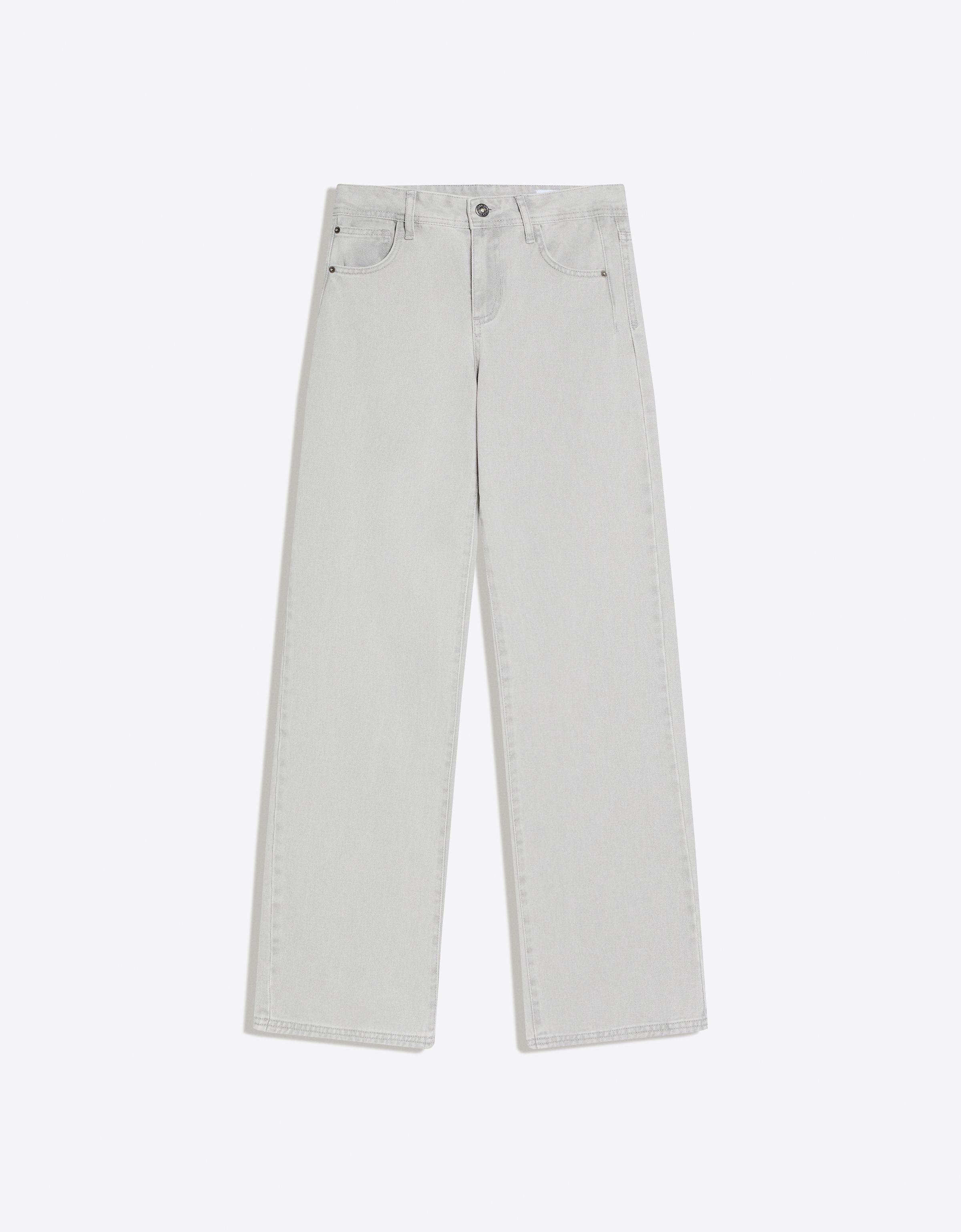 Straight fit fitilli kumaş pantolon - Görsel 22