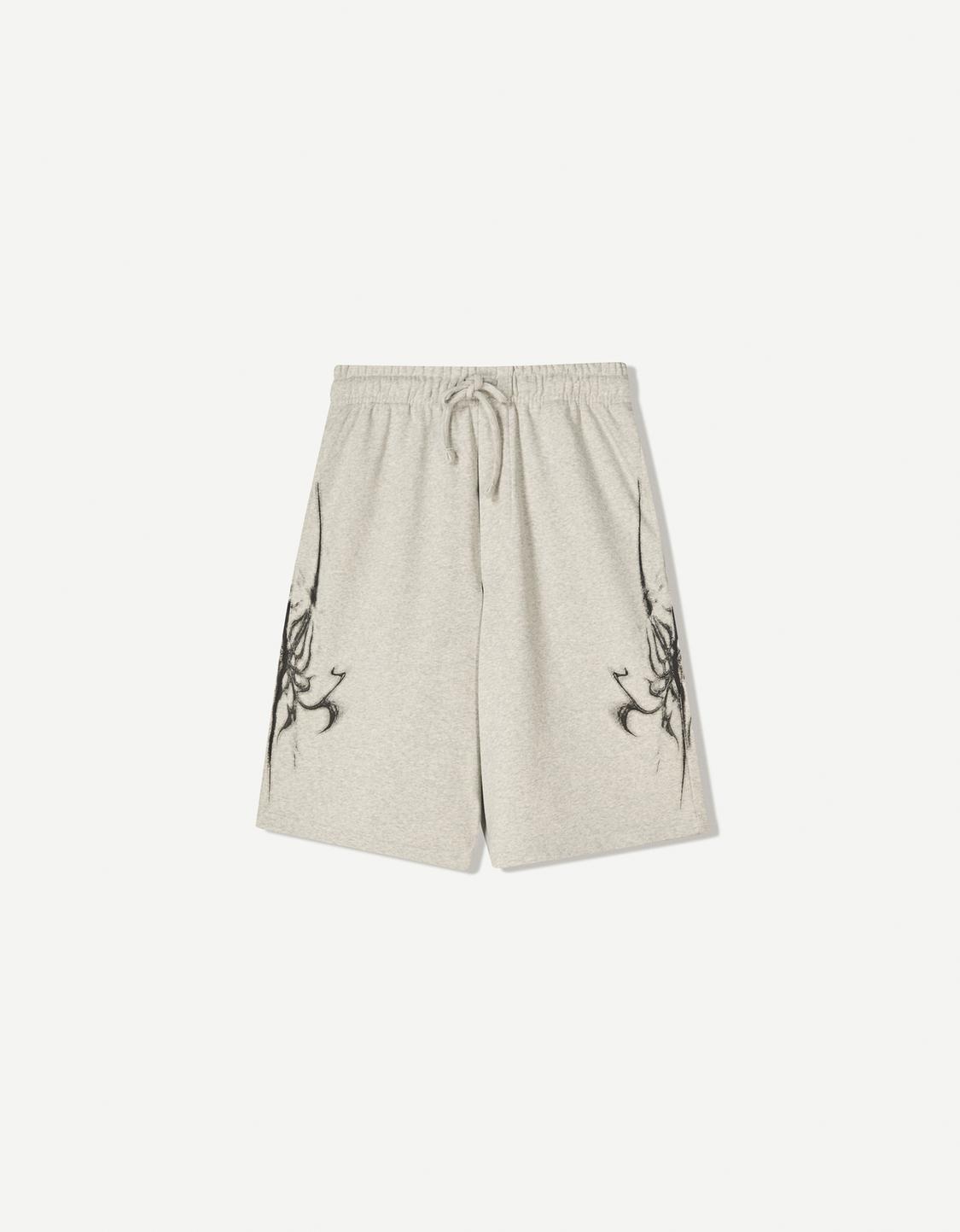 Printed Bermuda shorts